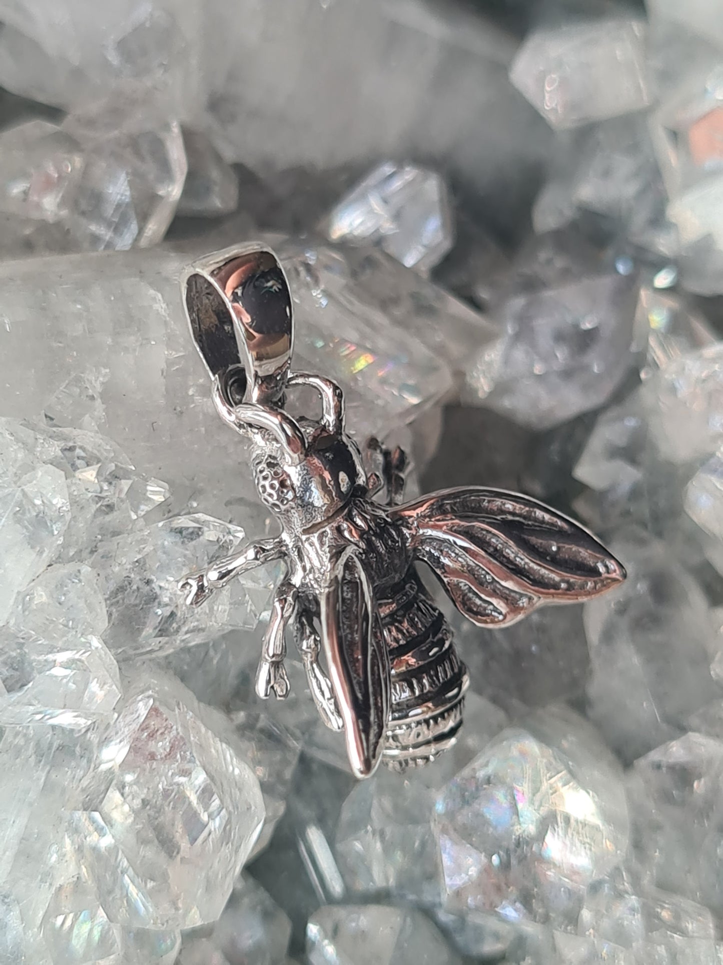 Bee Pendant | Sterling Silver
