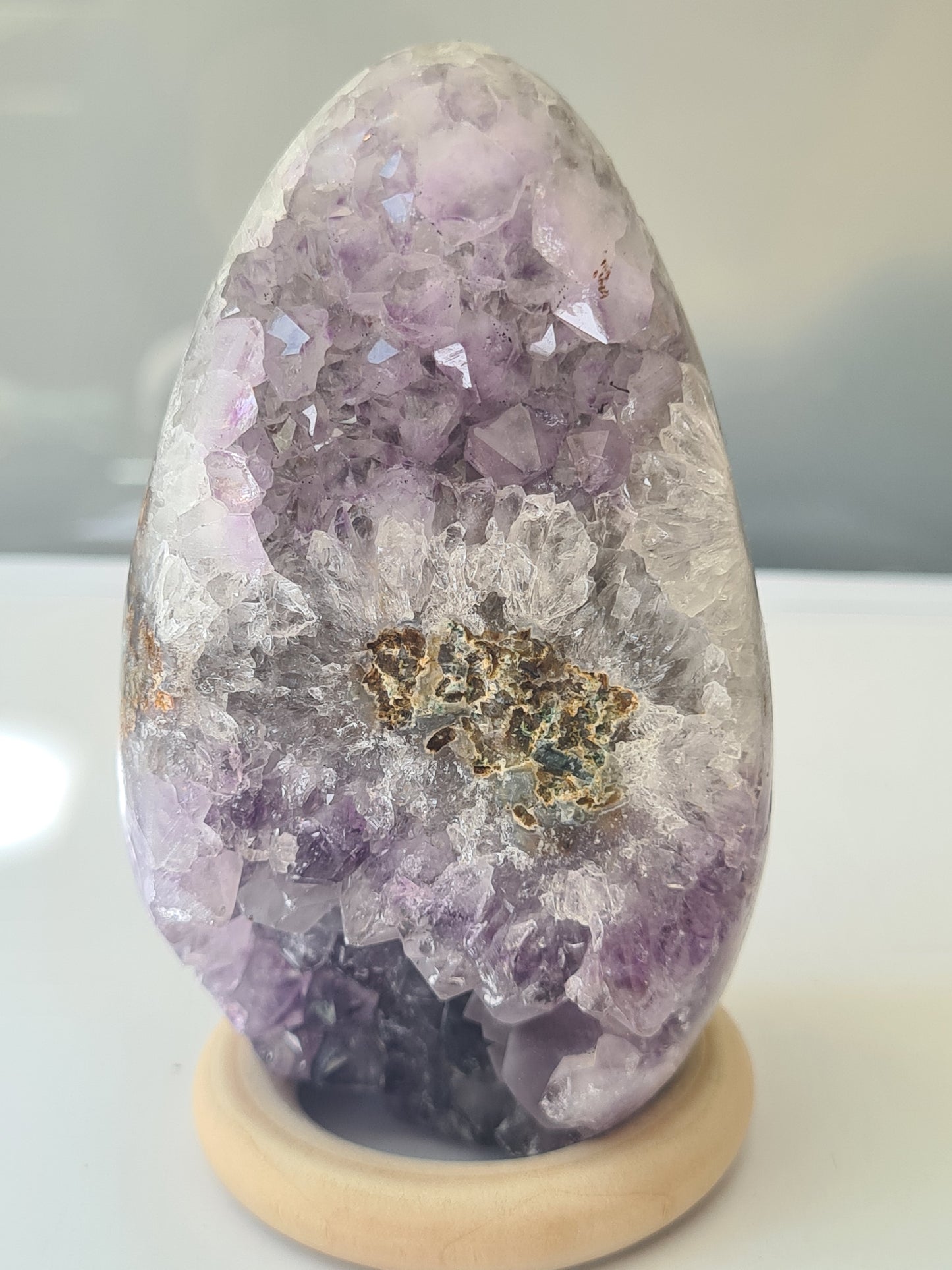 Amethyst Cluster Egg | India