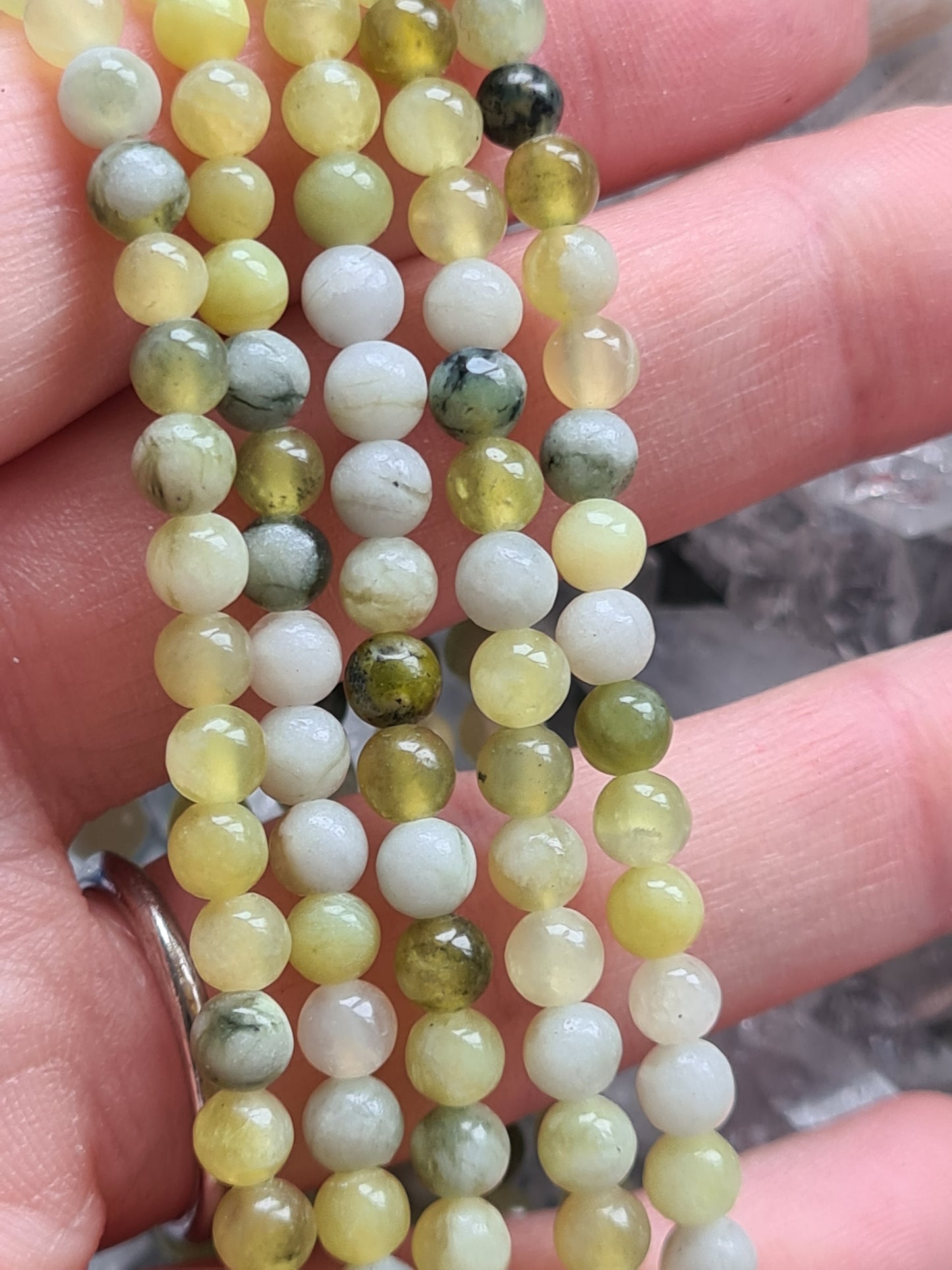 Green Jade Bracelet | 4mm Bead
