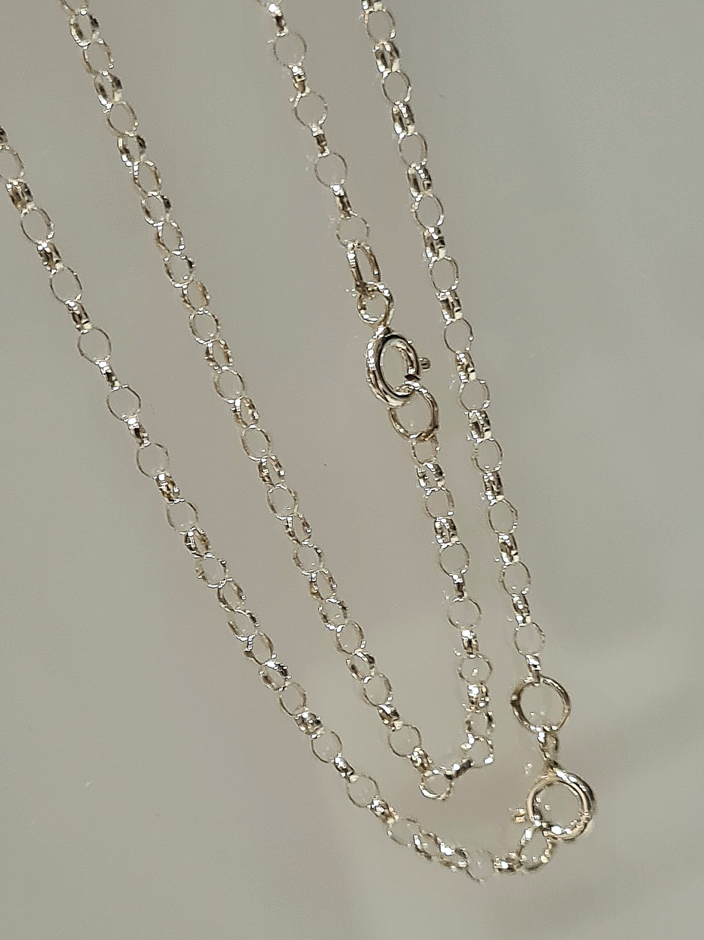 Silver Belcher Chain | 16 inch