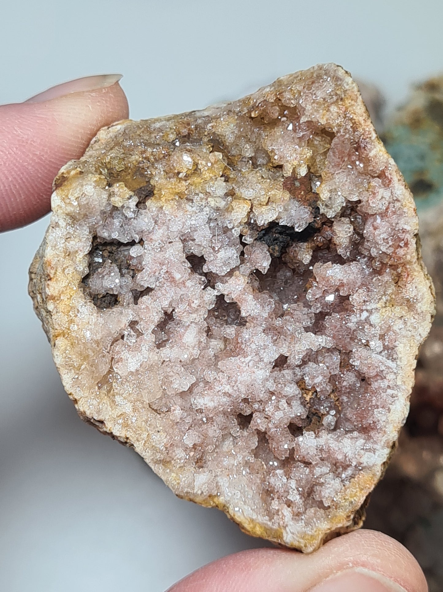 Mini Pink Amethyst Geode | Brazil