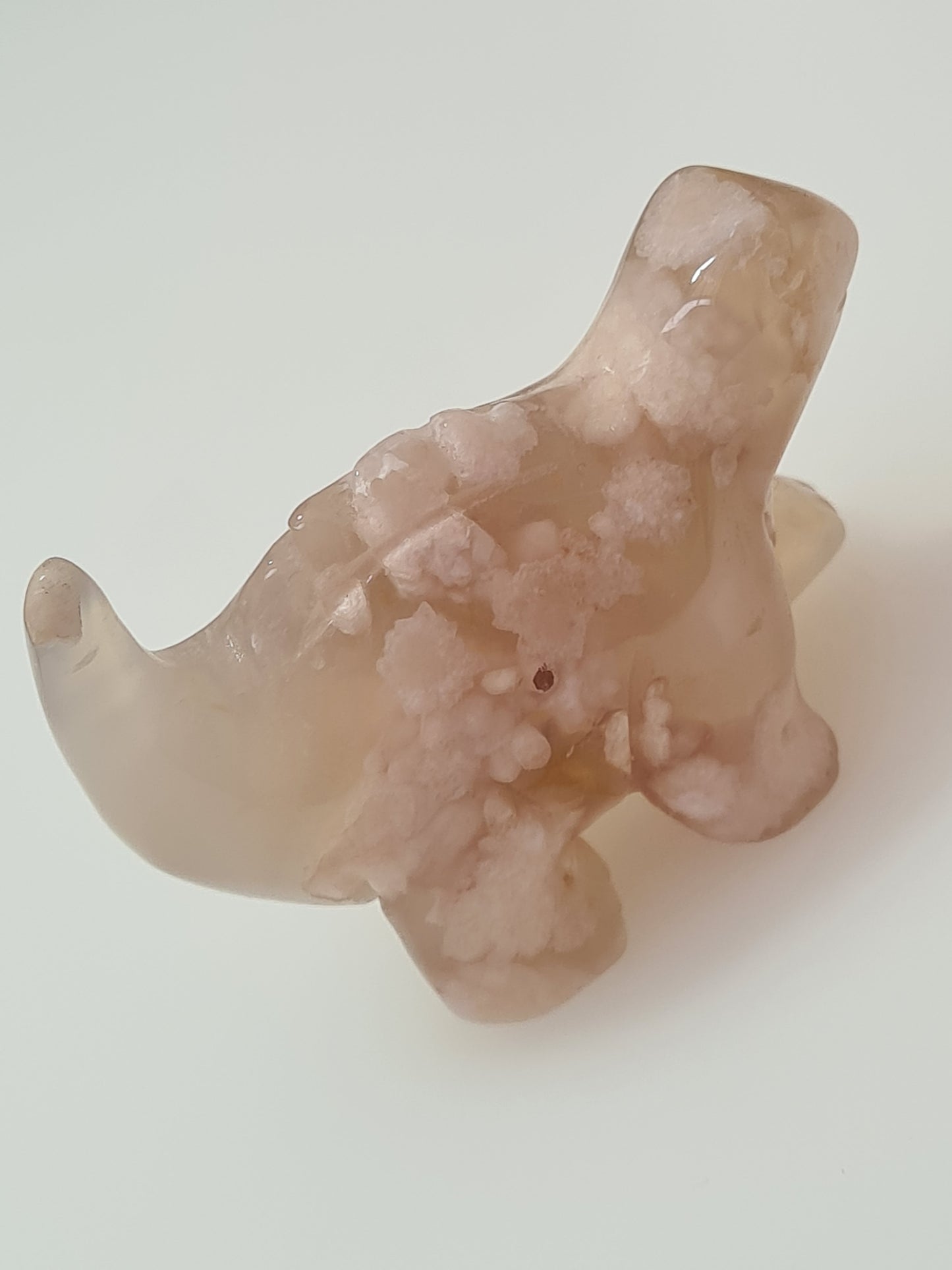 Flower Agate Dinosaur | Pink