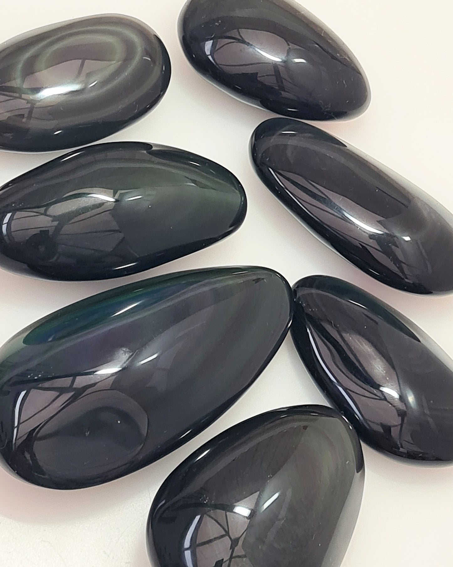 Rainbow Obsidian Palm Stone | Mexico