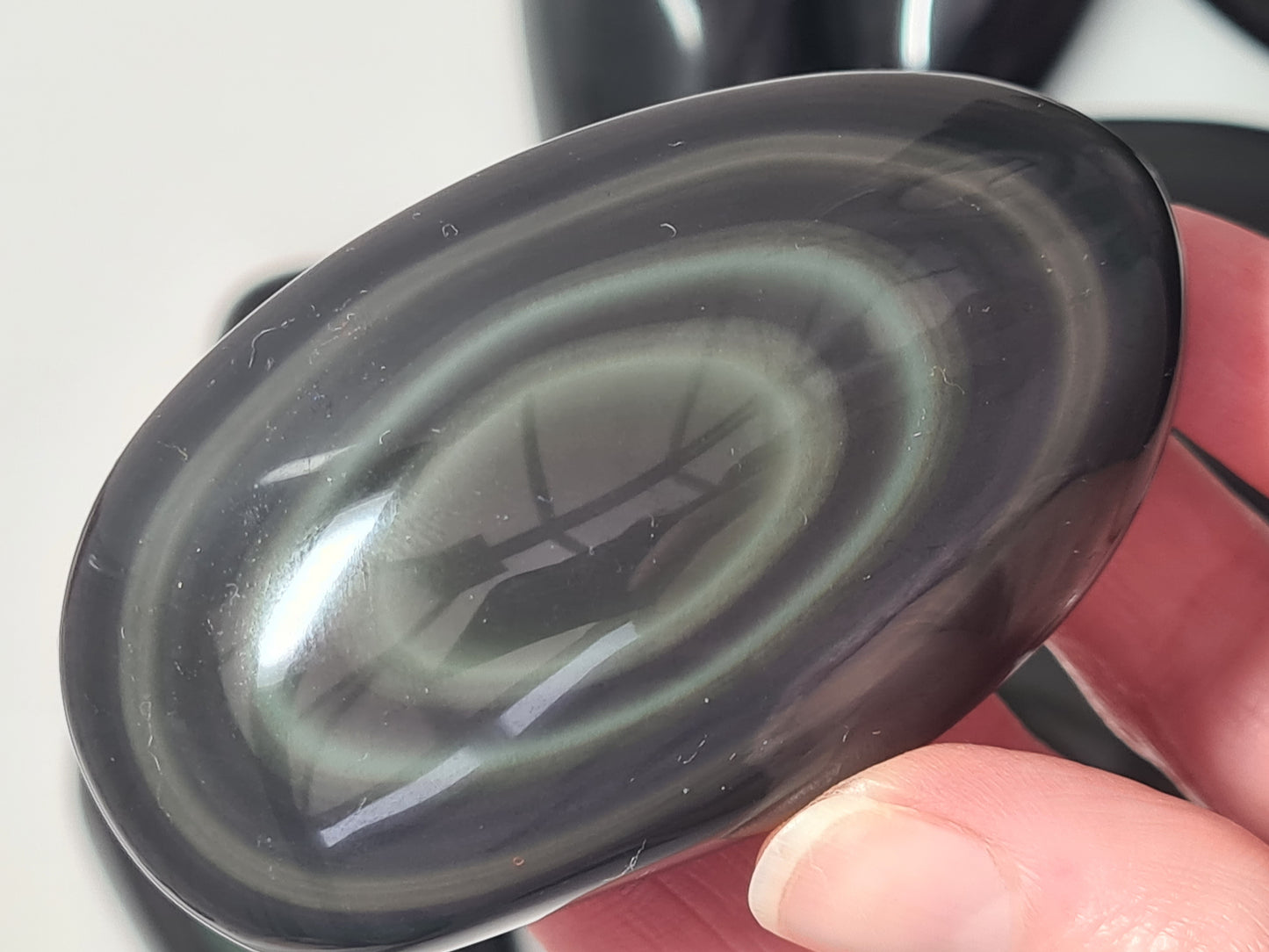 Rainbow Obsidian Palm Stone | Mexico