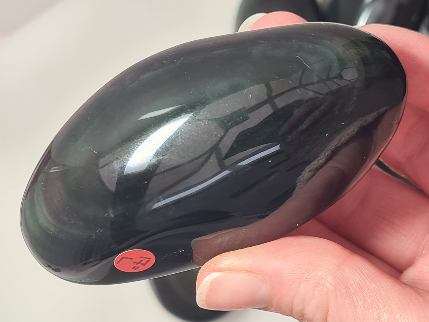 Rainbow Obsidian Palm Stone | Mexico