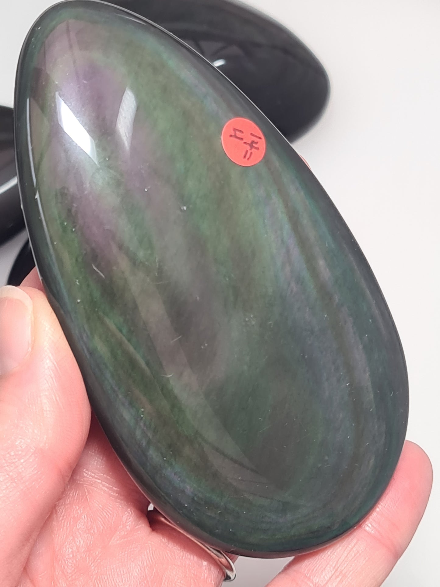 Rainbow Obsidian Palm Stone | Mexico