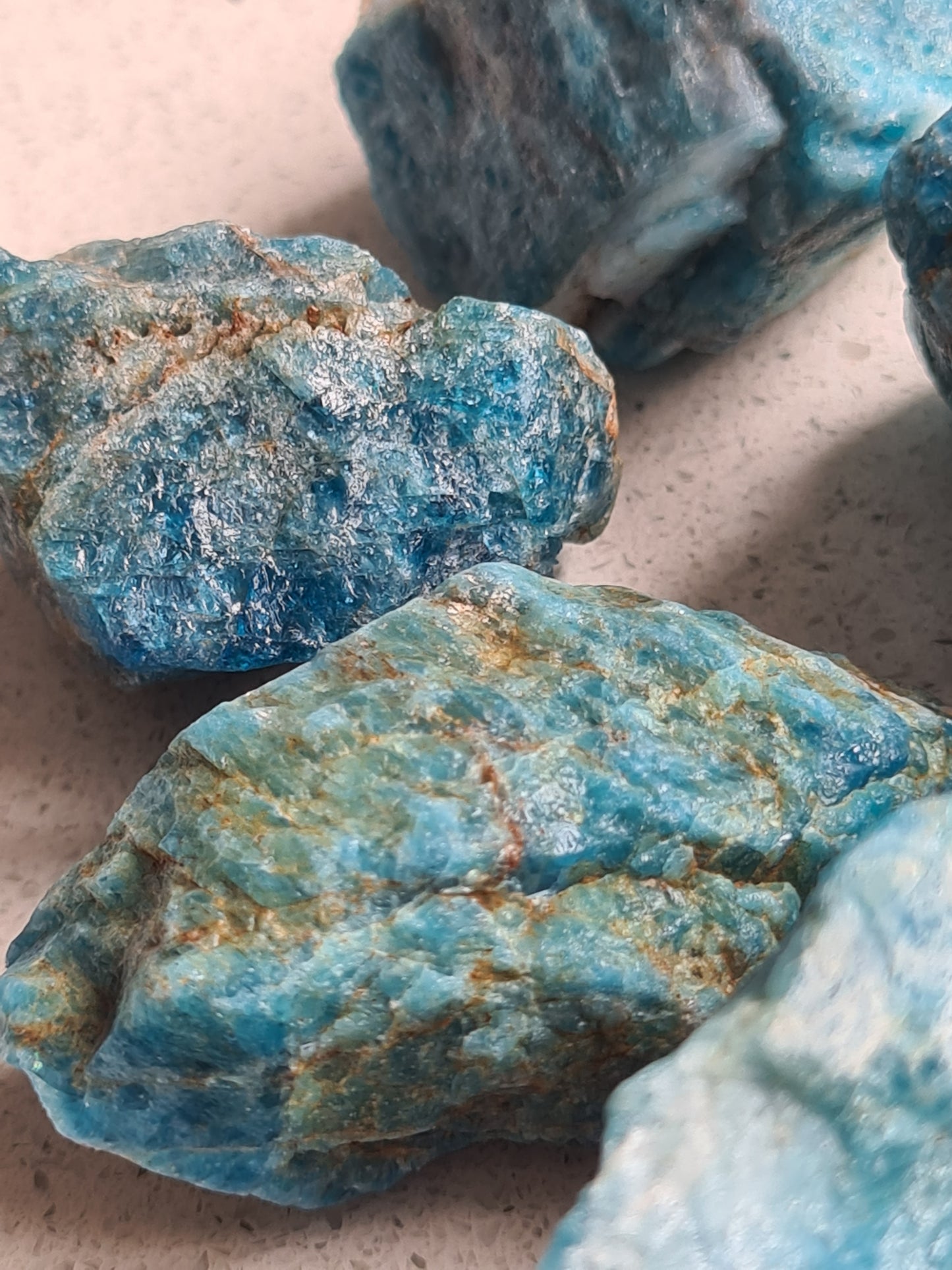Blue Apatite Raw Chunk | Madagascar