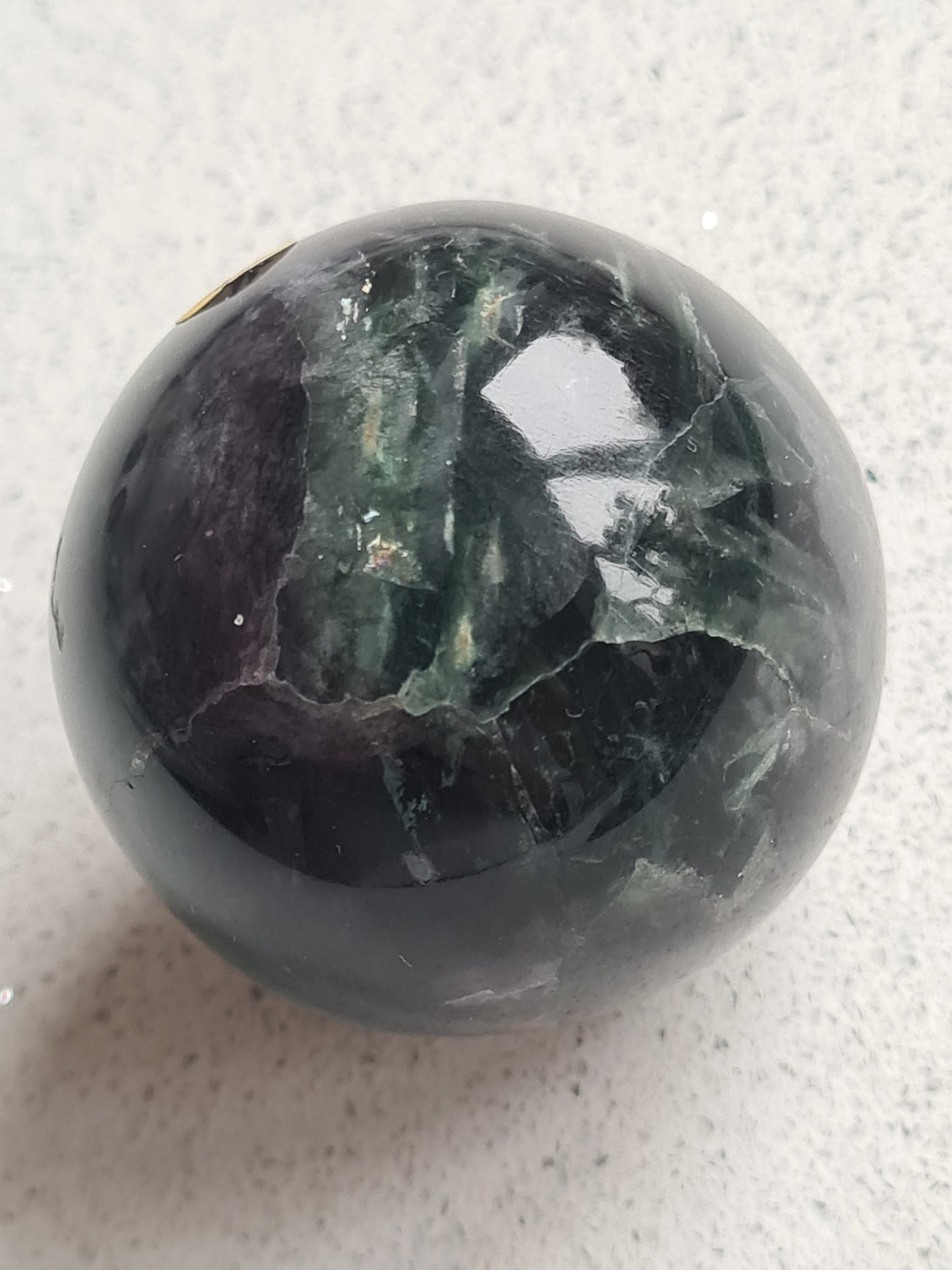 Fluorite Sphere | Green & Purple