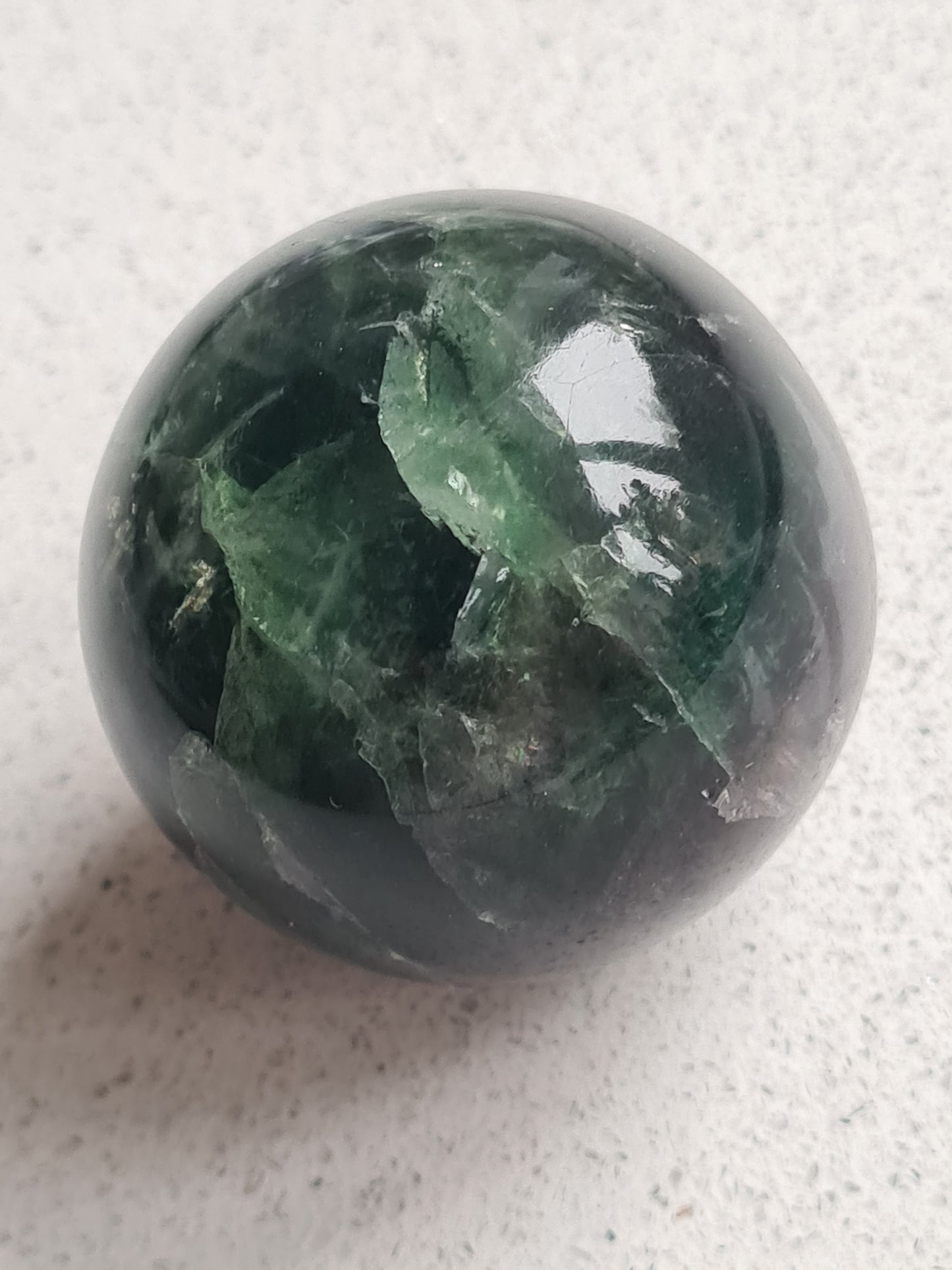 Fluorite Sphere | Green & Purple