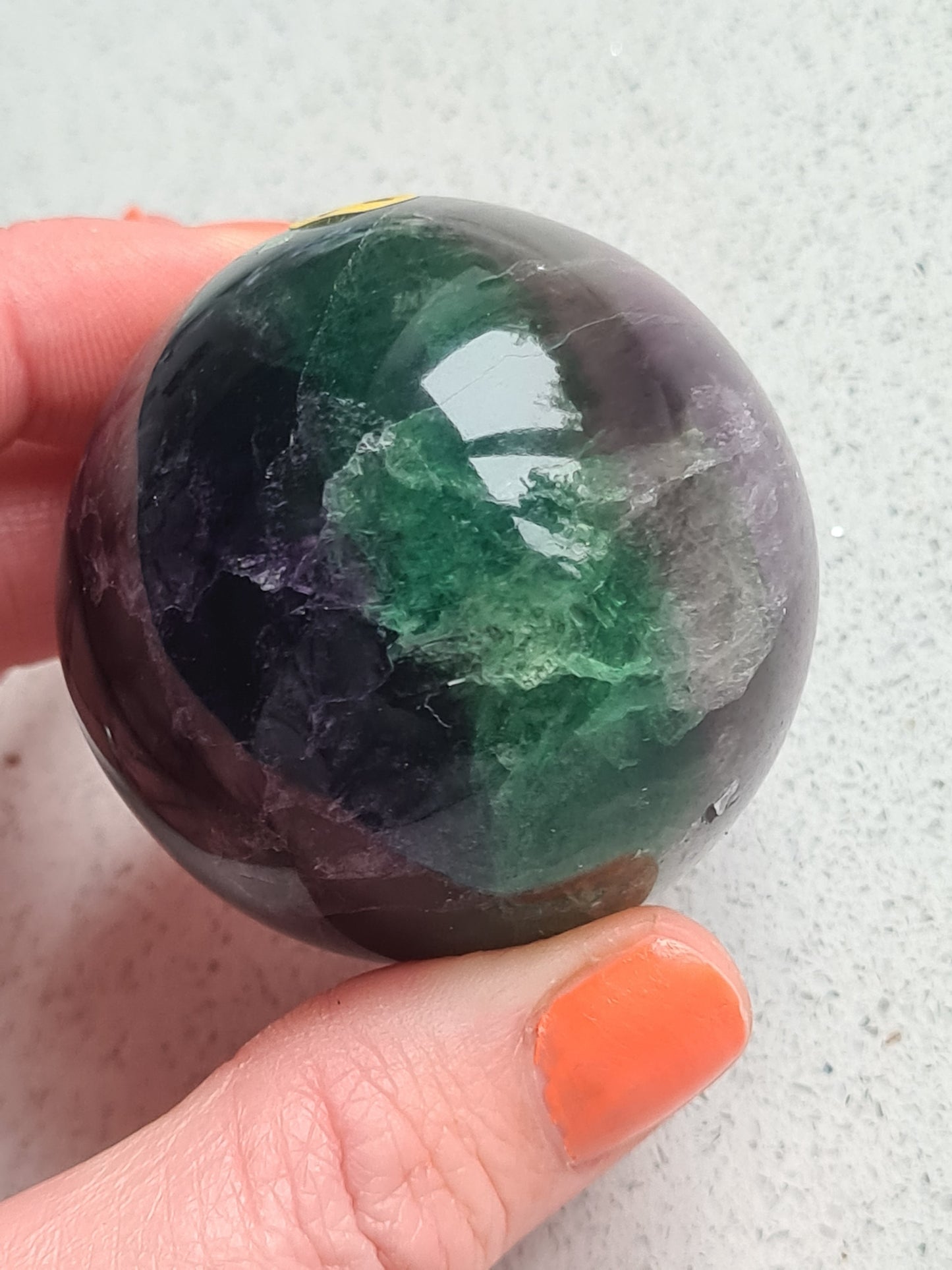 Fluorite Sphere | Green & Purple