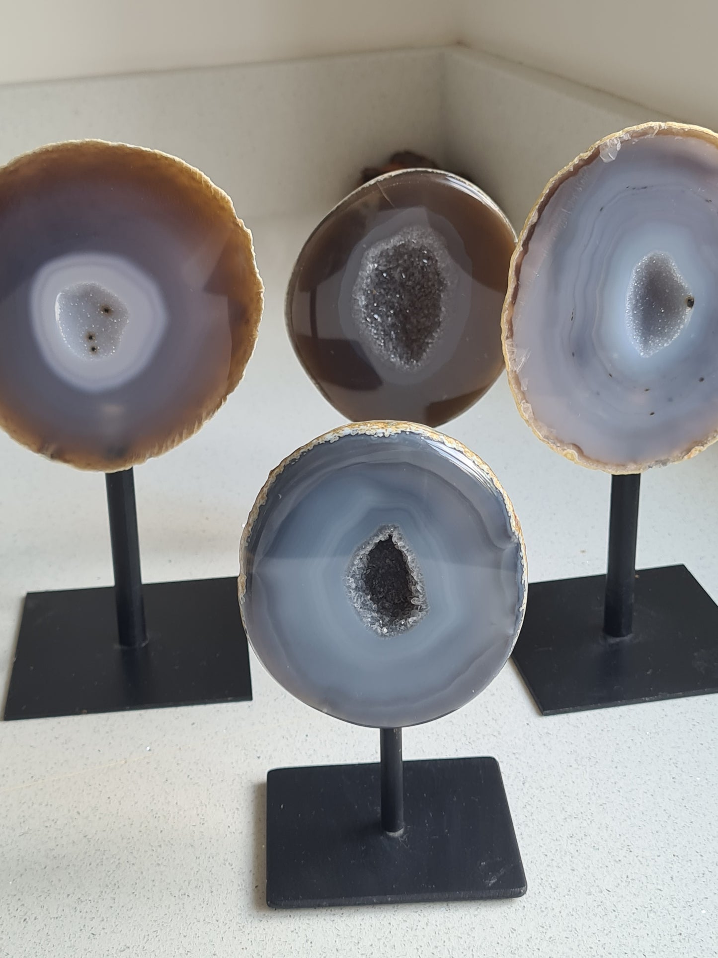 Agate Lollipop | Druzy Geode on Stand