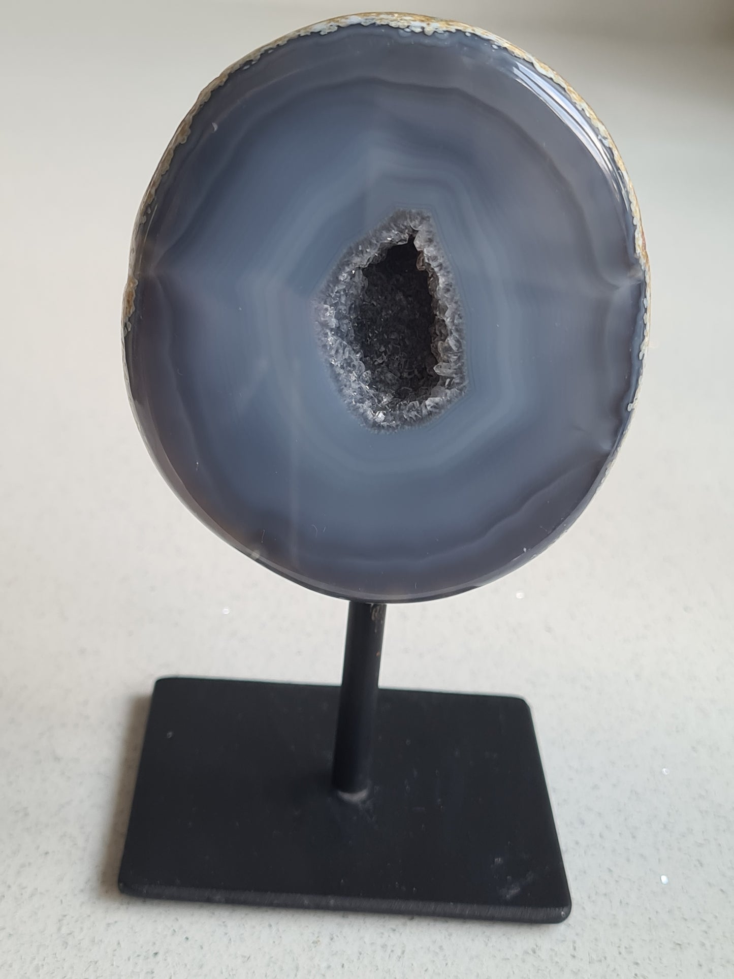 Agate Lollipop | Druzy Geode on Stand