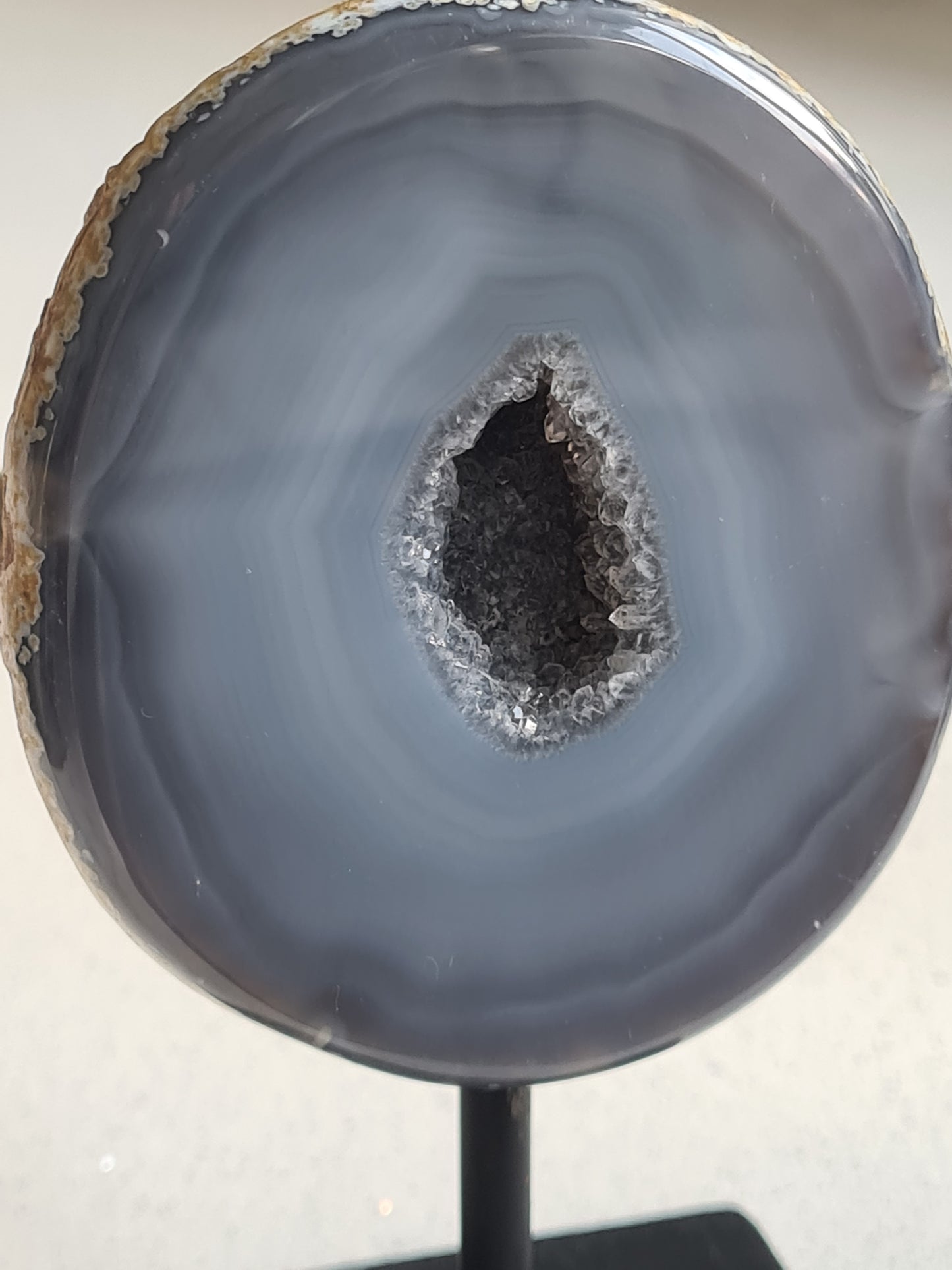 Agate Lollipop | Druzy Geode on Stand