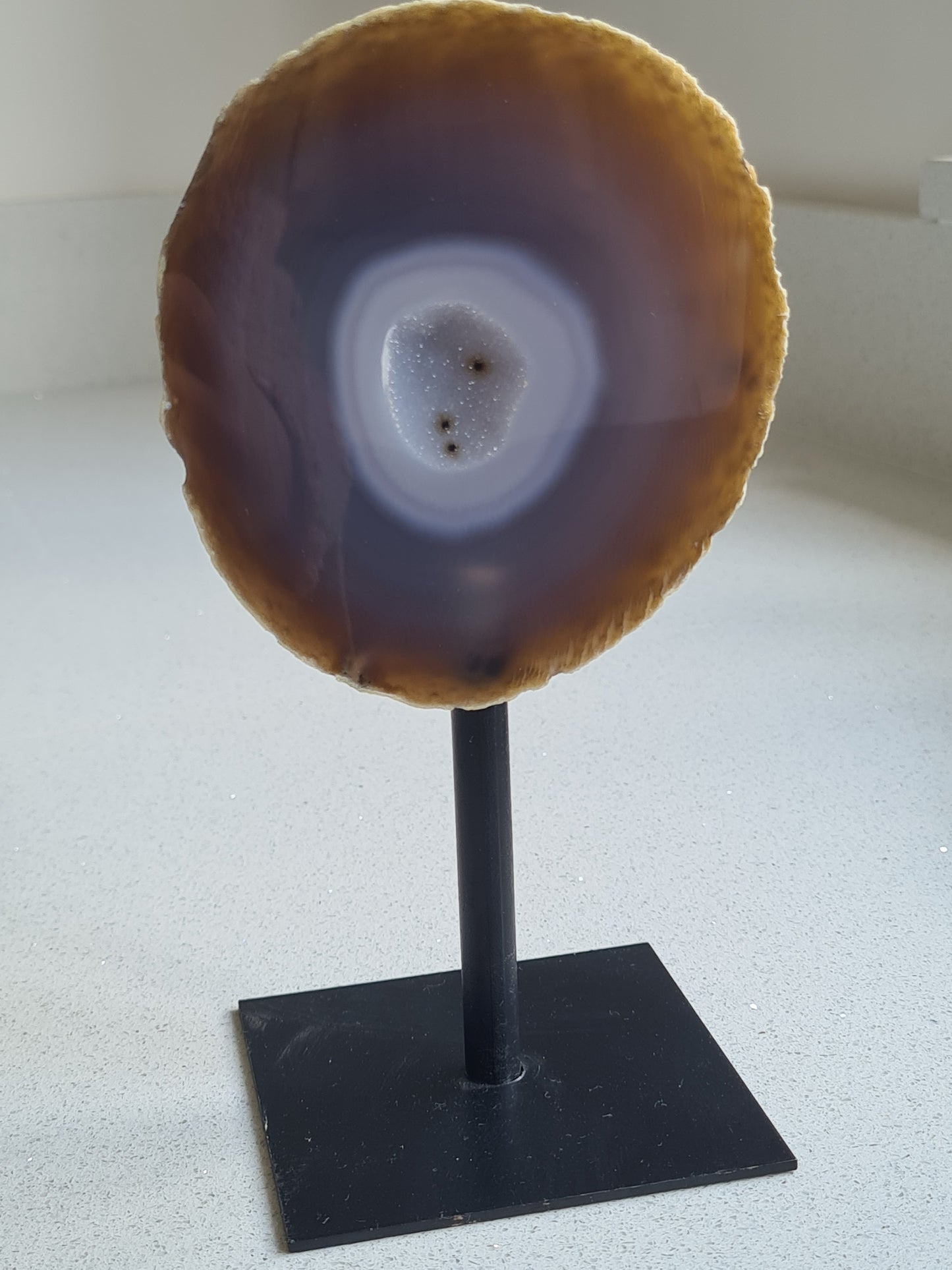 Agate Lollipop | Druzy Geode on Stand