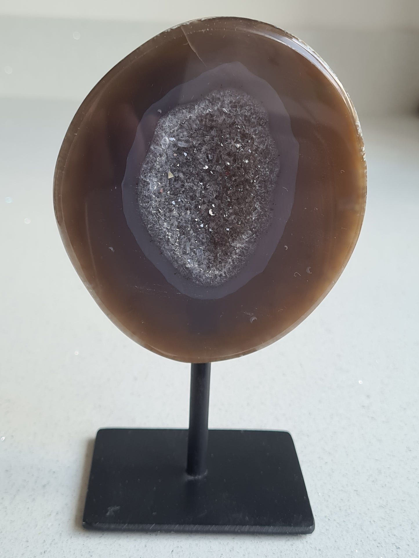 Agate Lollipop | Druzy Geode on Stand