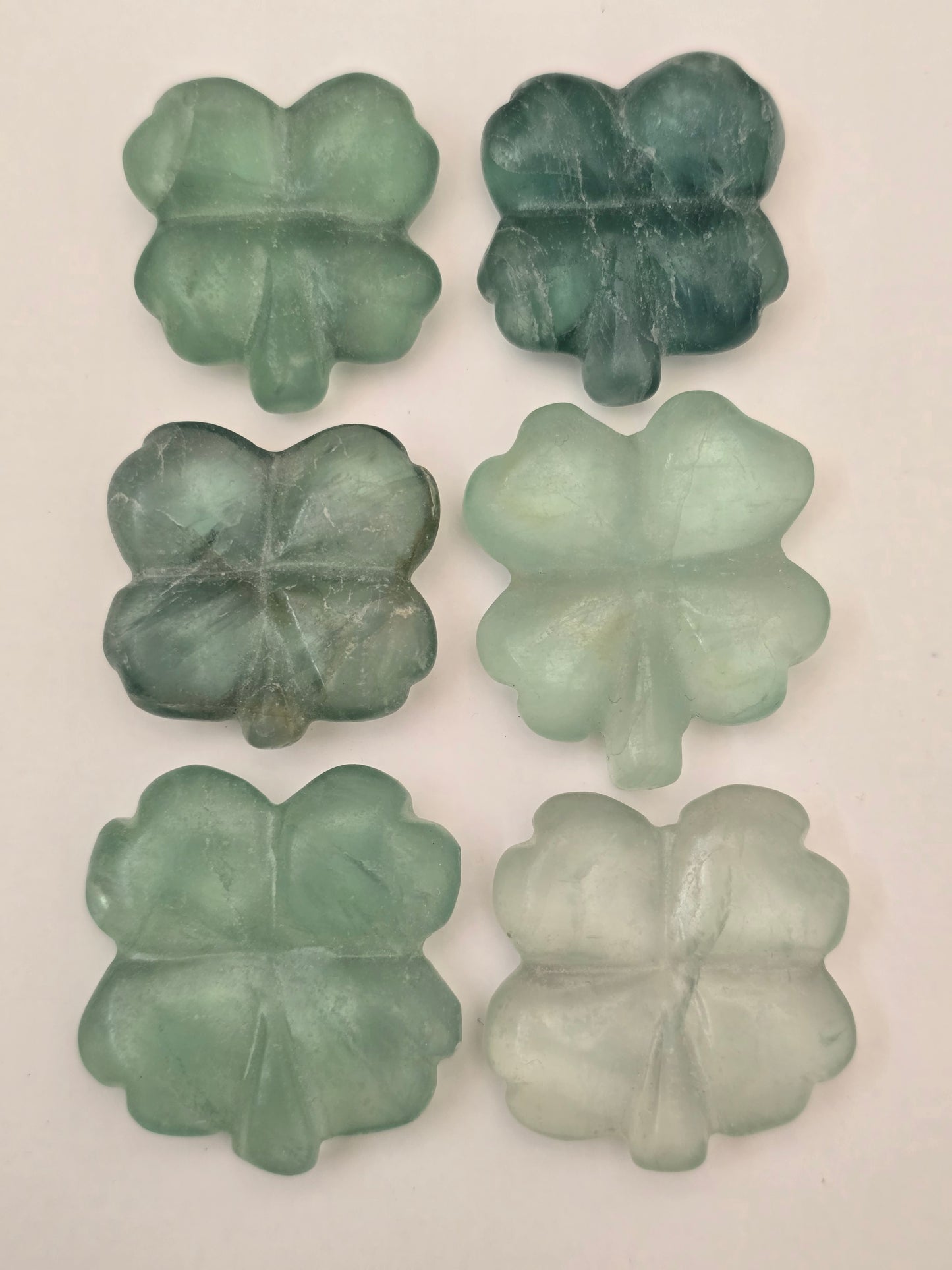 Green Fluorite Four Leaf Clover