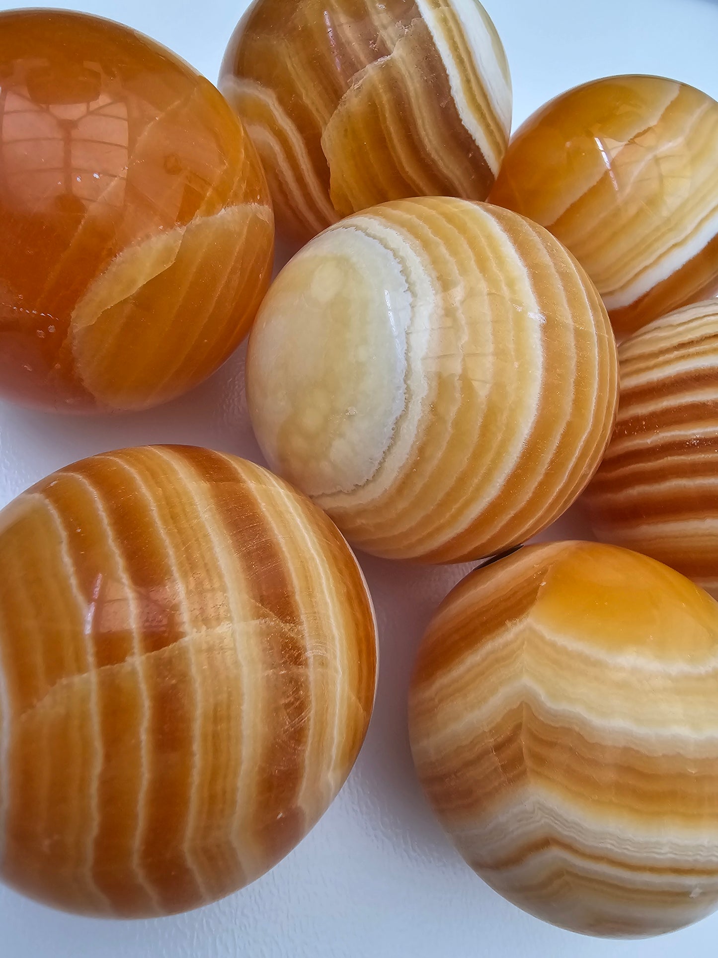 Orange Calcite Sphere