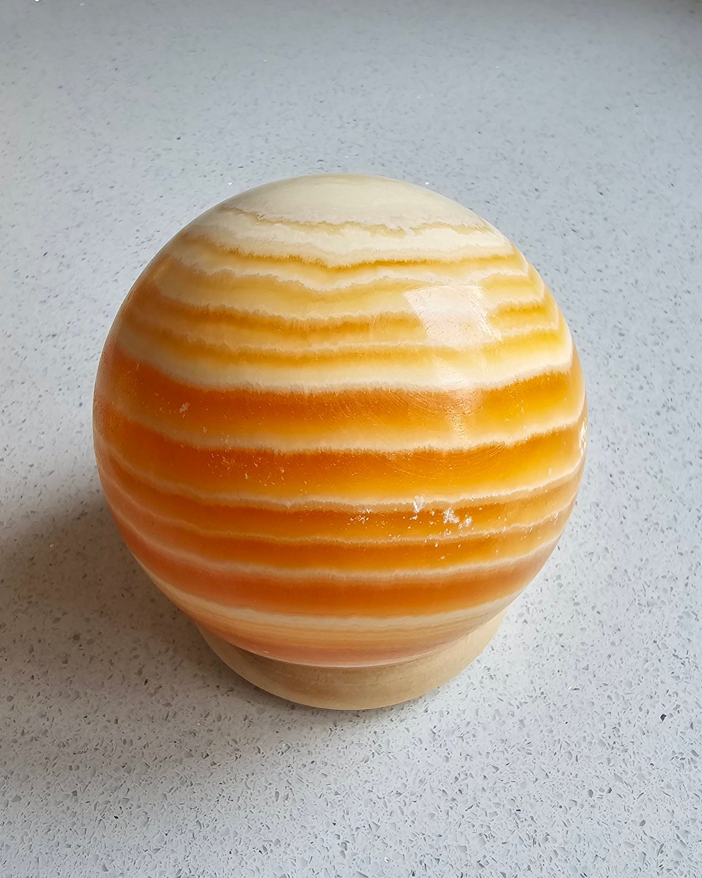 Orange Calcite Sphere