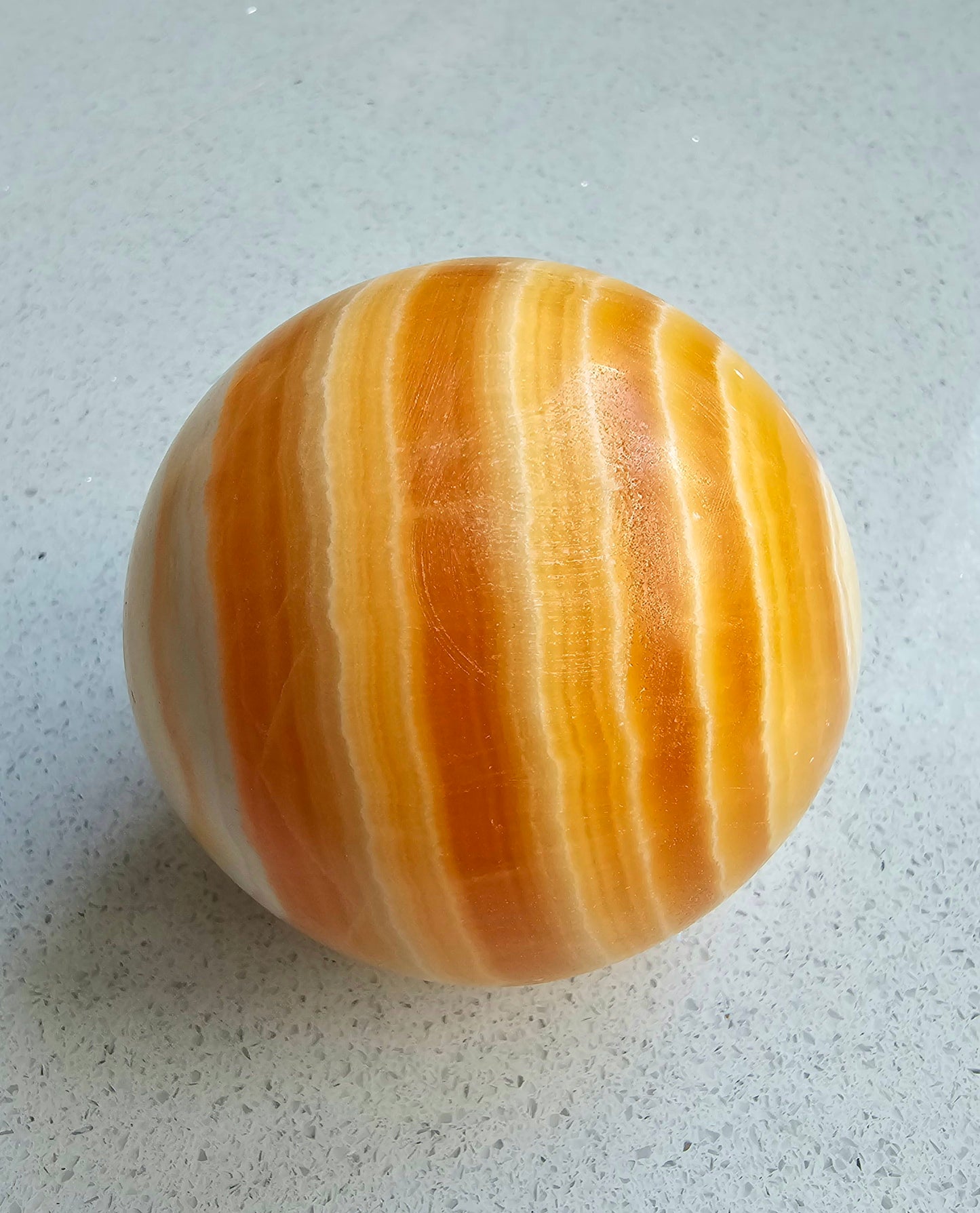 Orange Calcite Sphere