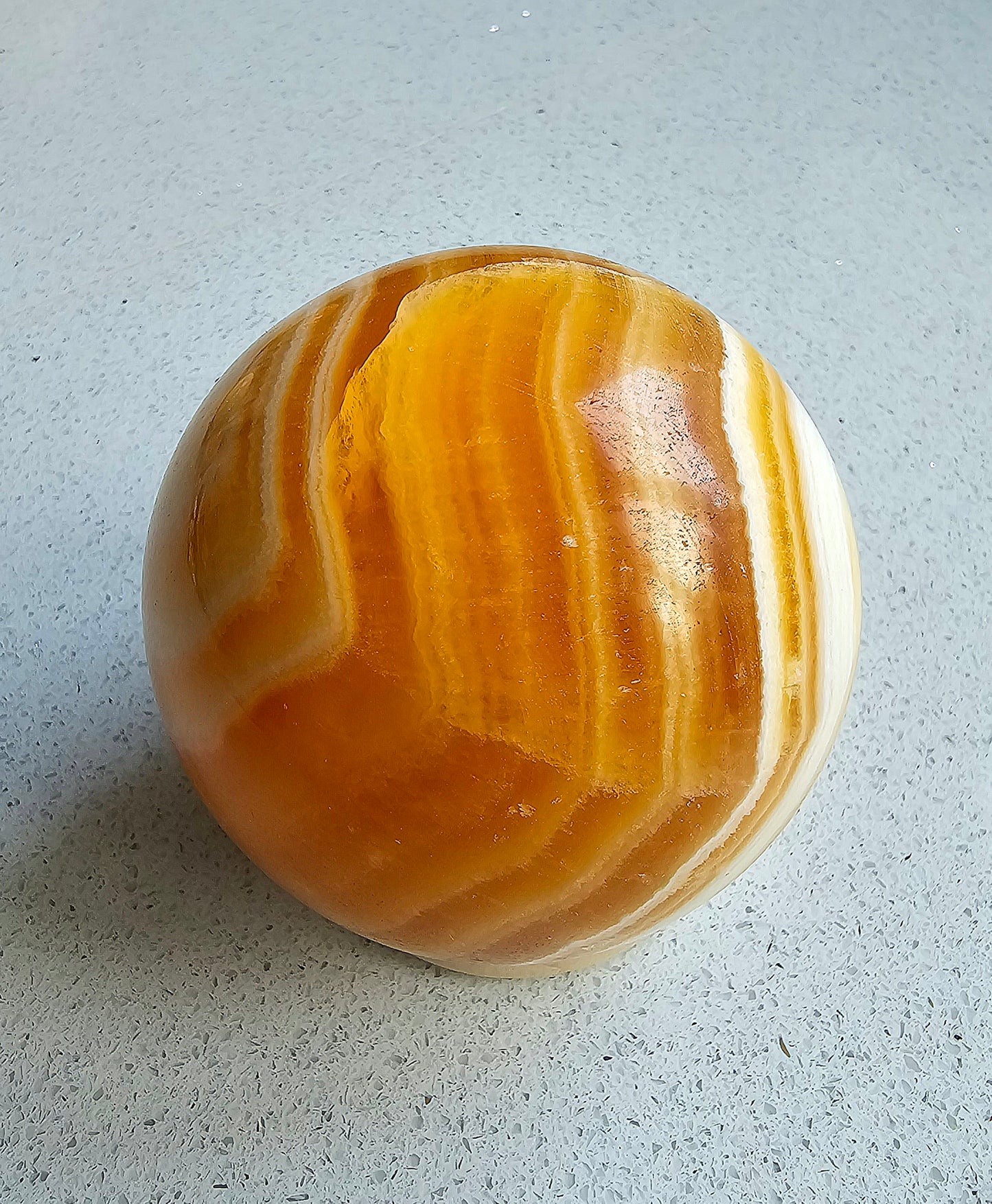 Orange Calcite Sphere