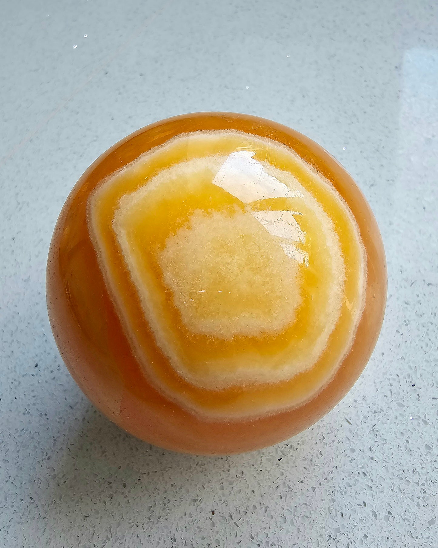 Orange Calcite Sphere