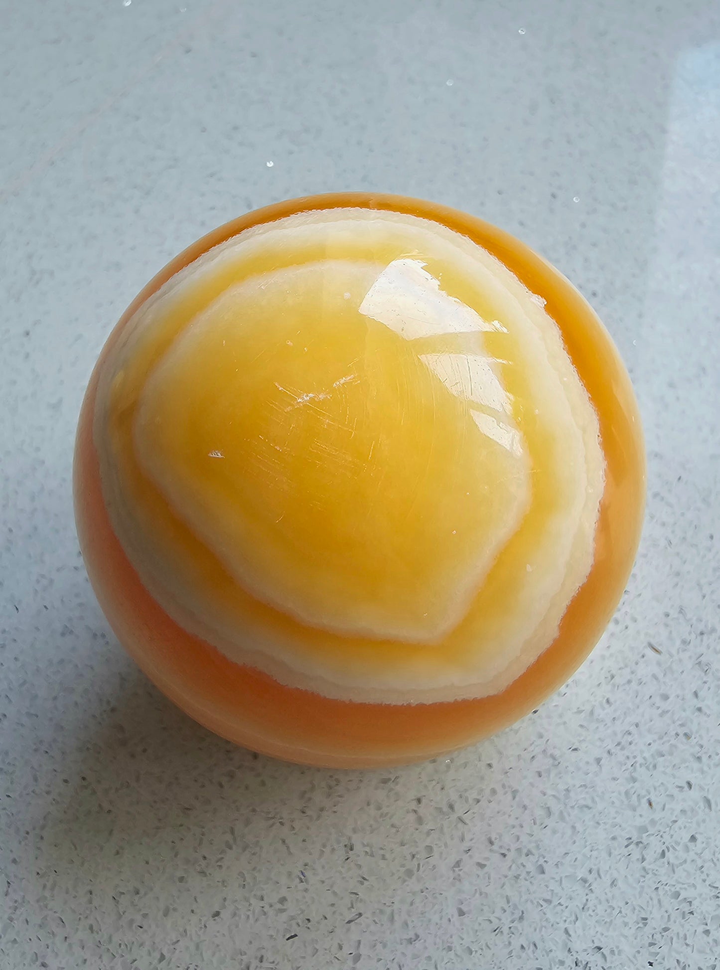 Orange Calcite Sphere