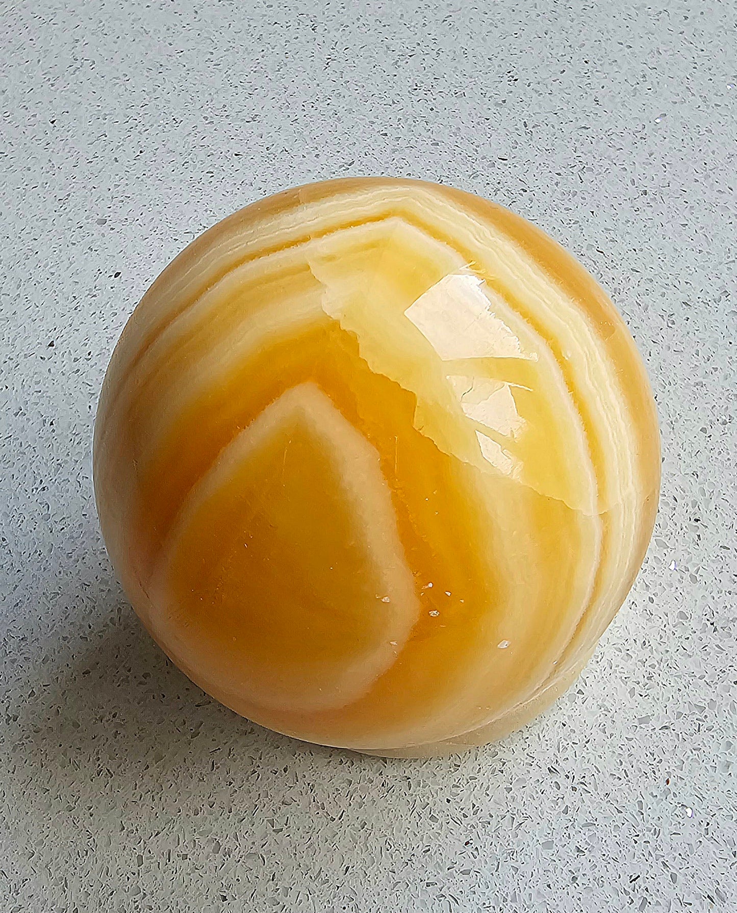 Orange Calcite Sphere