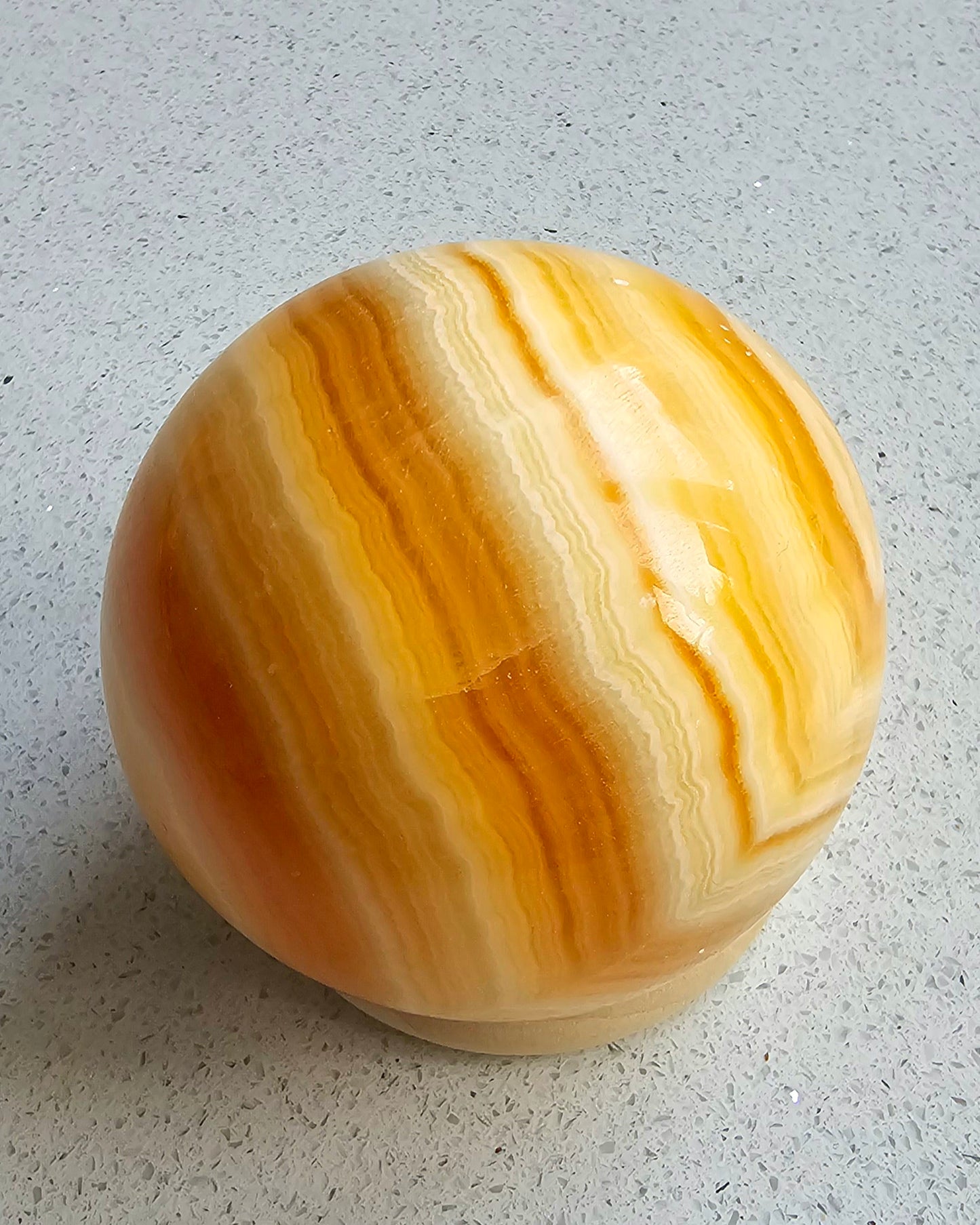 Orange Calcite Sphere