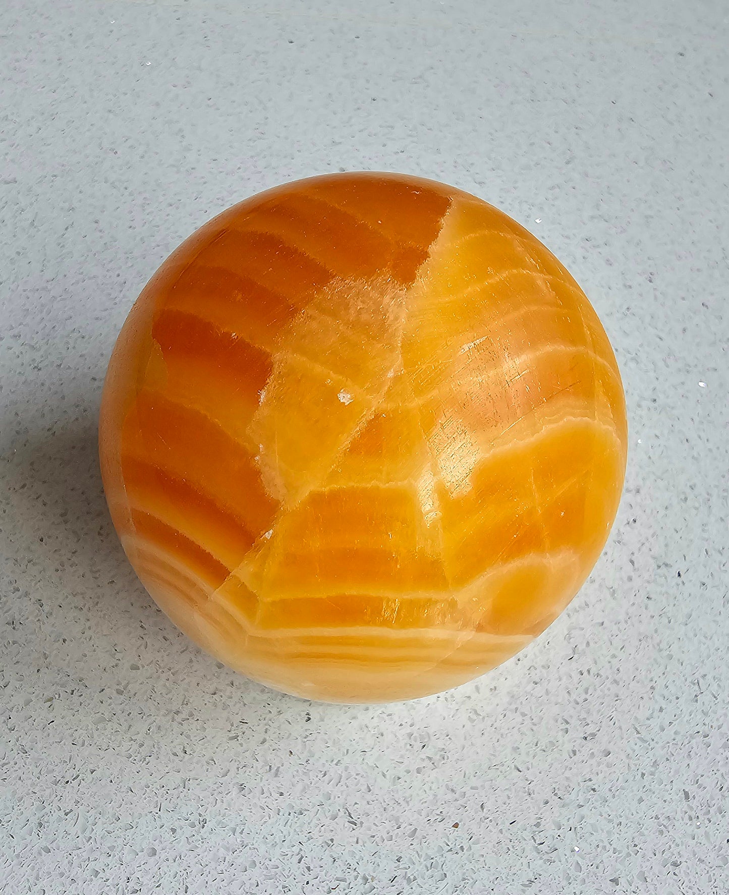 Orange Calcite Sphere