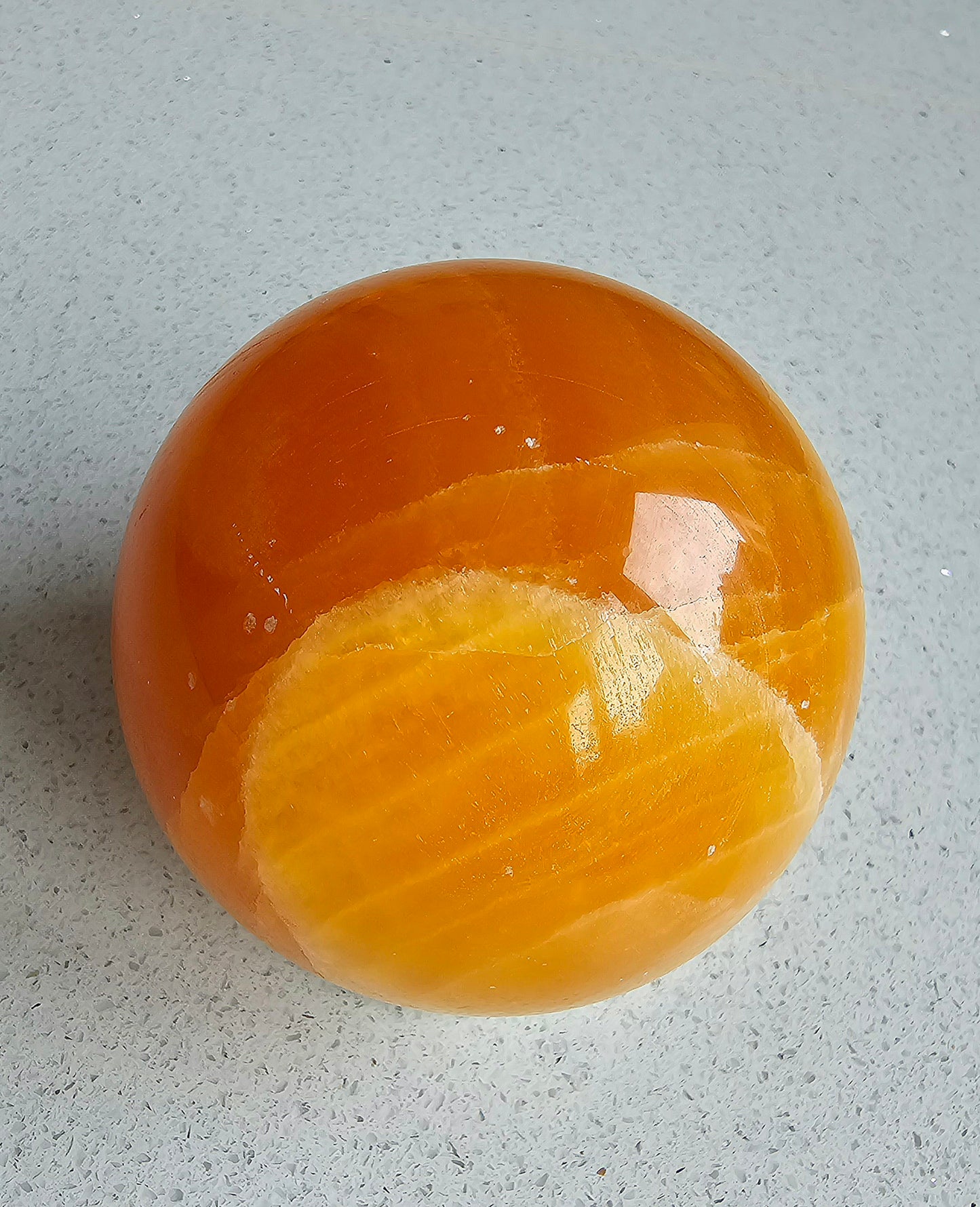 Orange Calcite Sphere