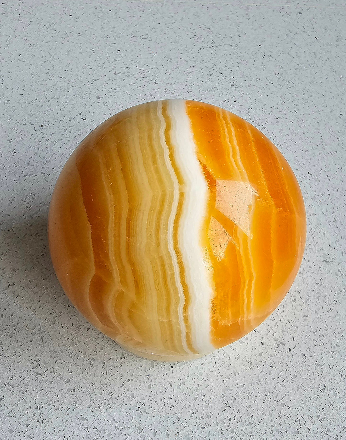 Orange Calcite Sphere