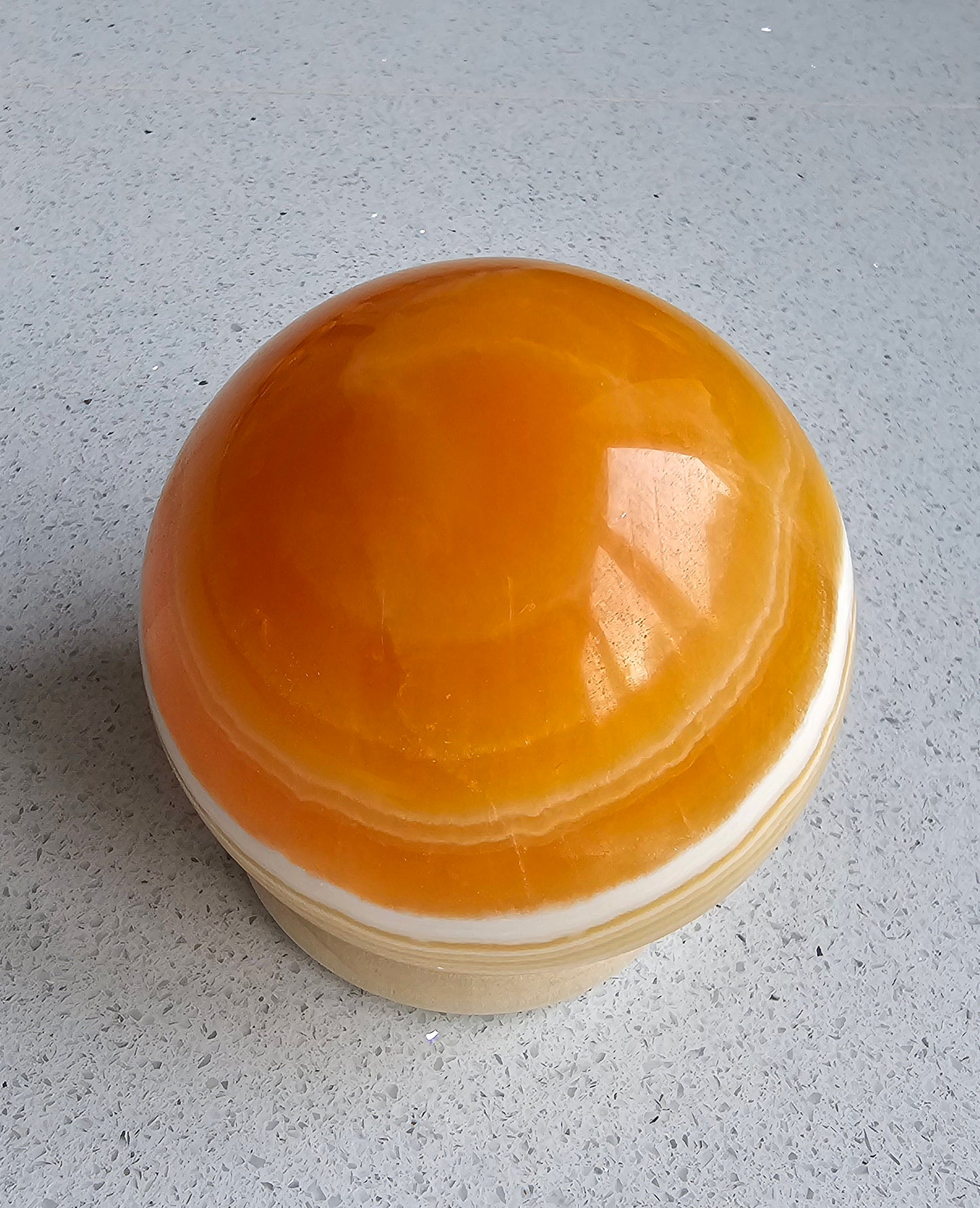 Orange Calcite Sphere