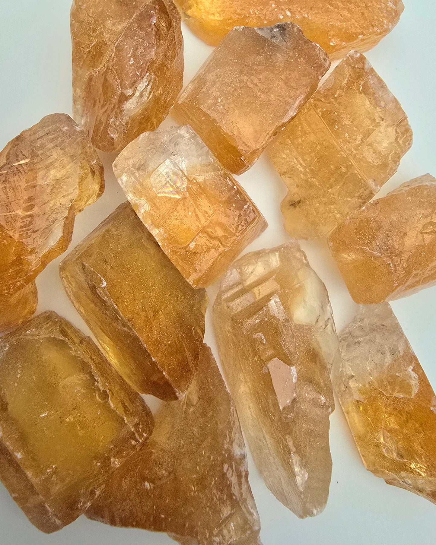 Honey Calcite Raw Chunk | Small