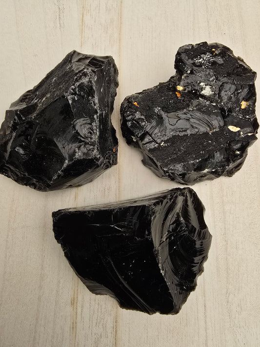 Black Obsidian Raw Chunk