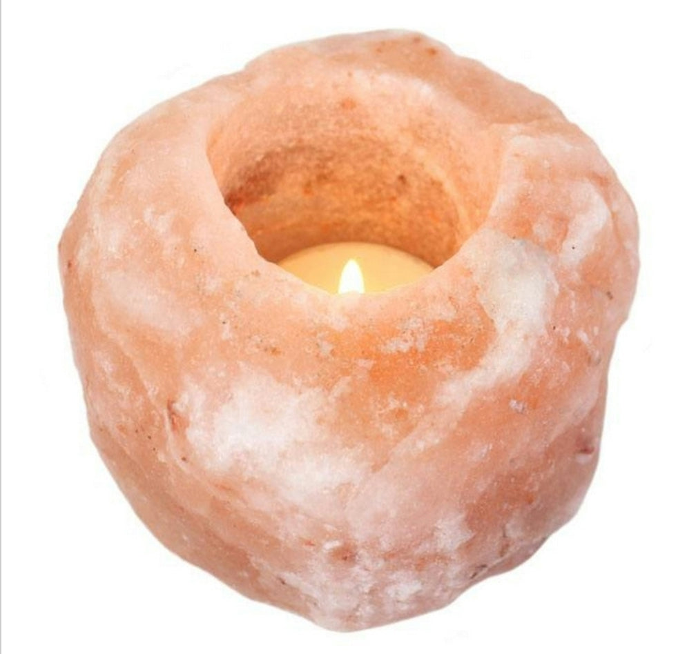 Himalayan Pink Salt Candle Holder