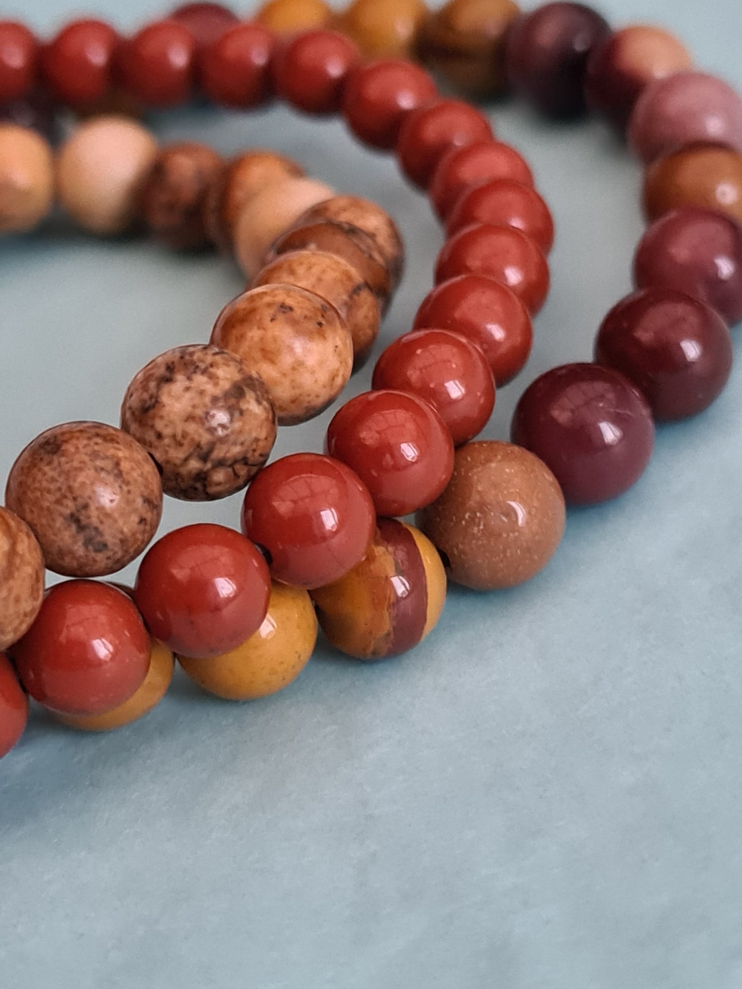 Mookaite Bracelet | 6mm Beads
