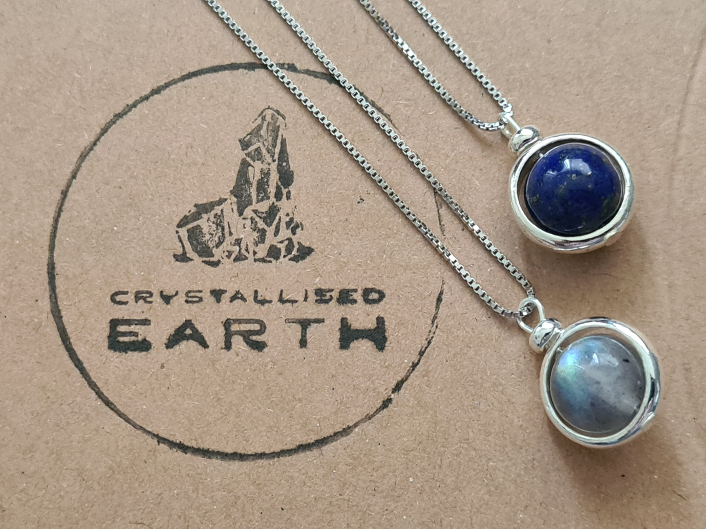 The Earth Turns Necklace | Sterling Silver