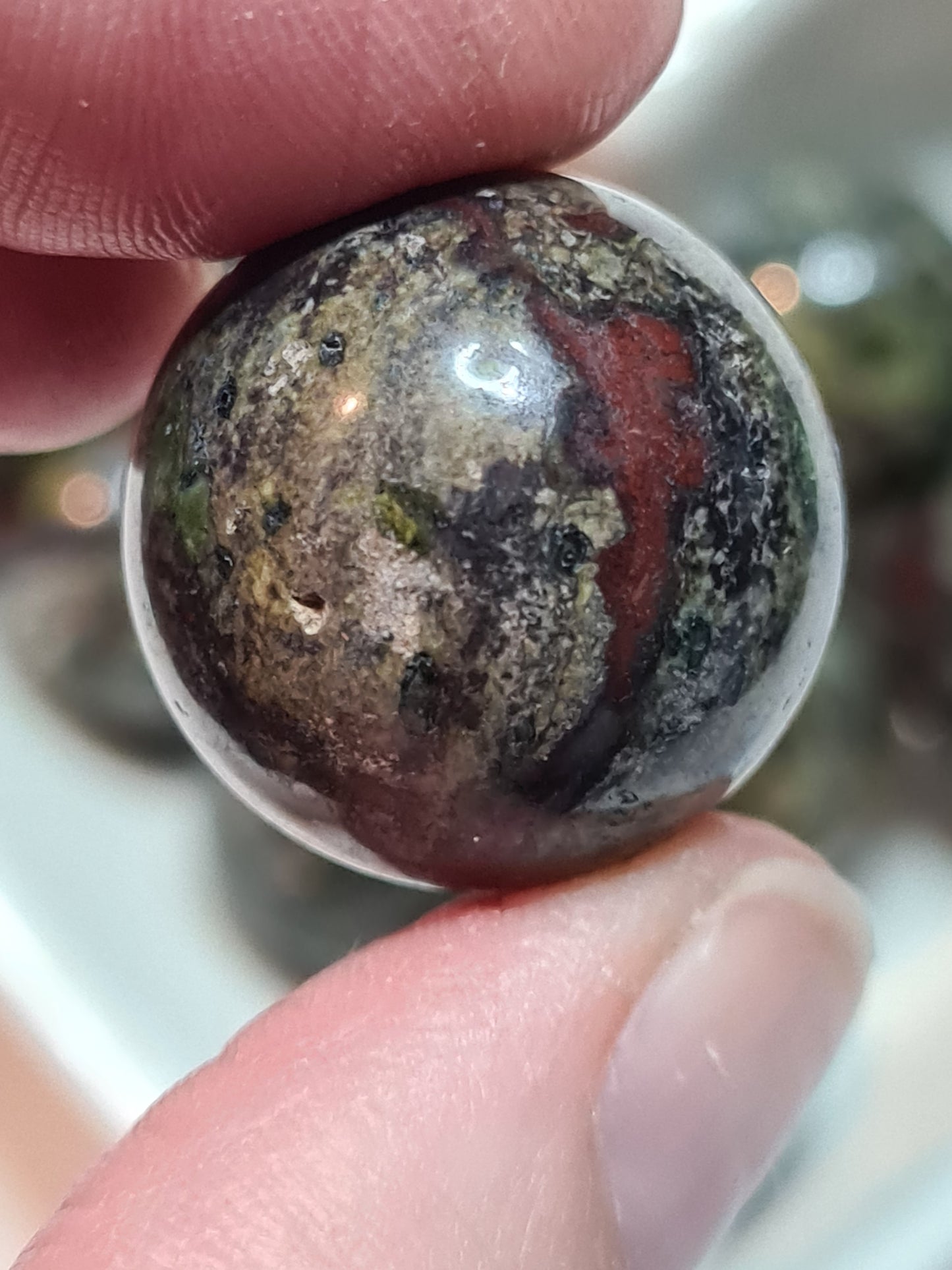 Bloodstone Sphere | Small