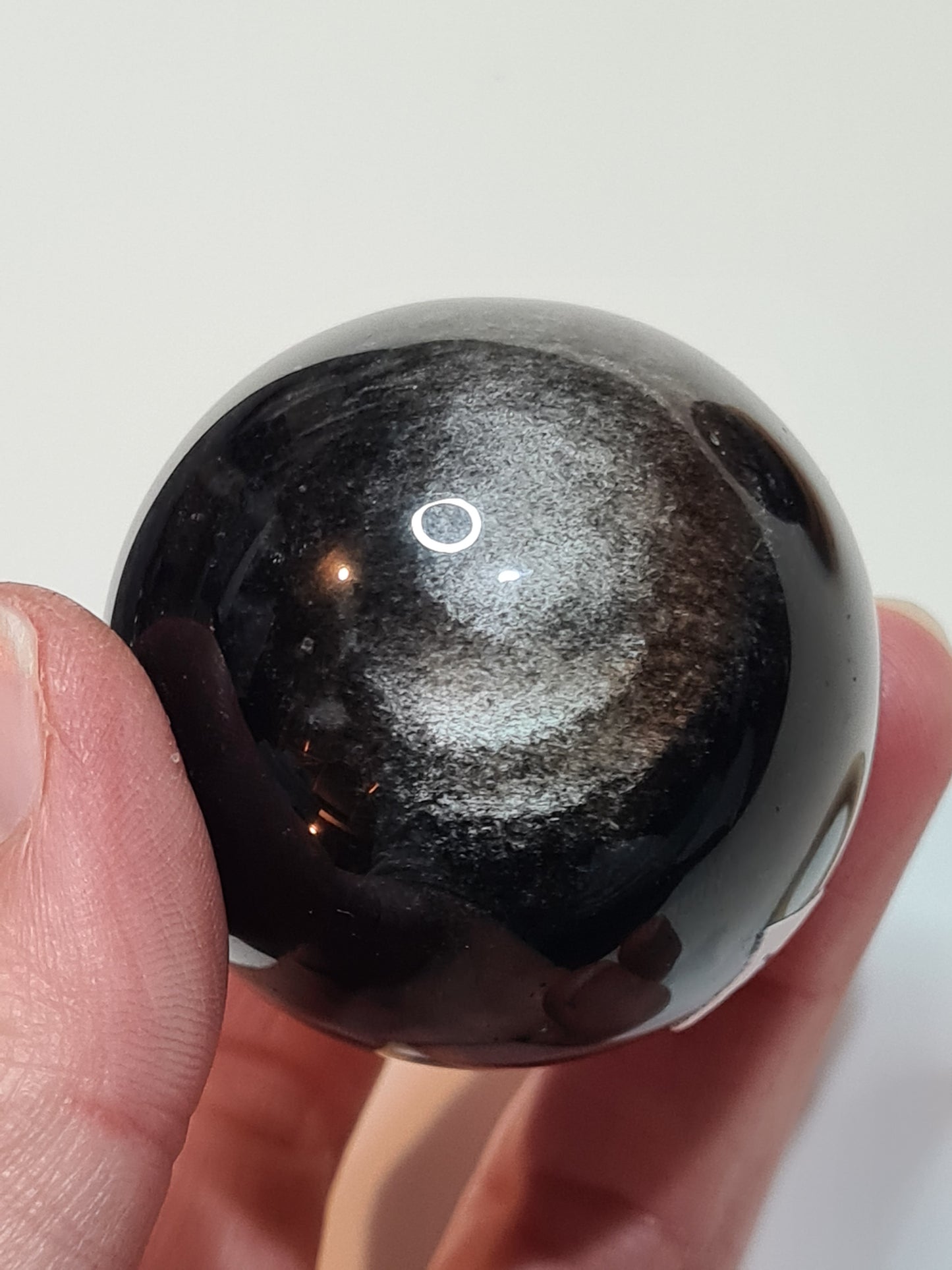 Silver Sheen Obsidian Sphere | Mexico