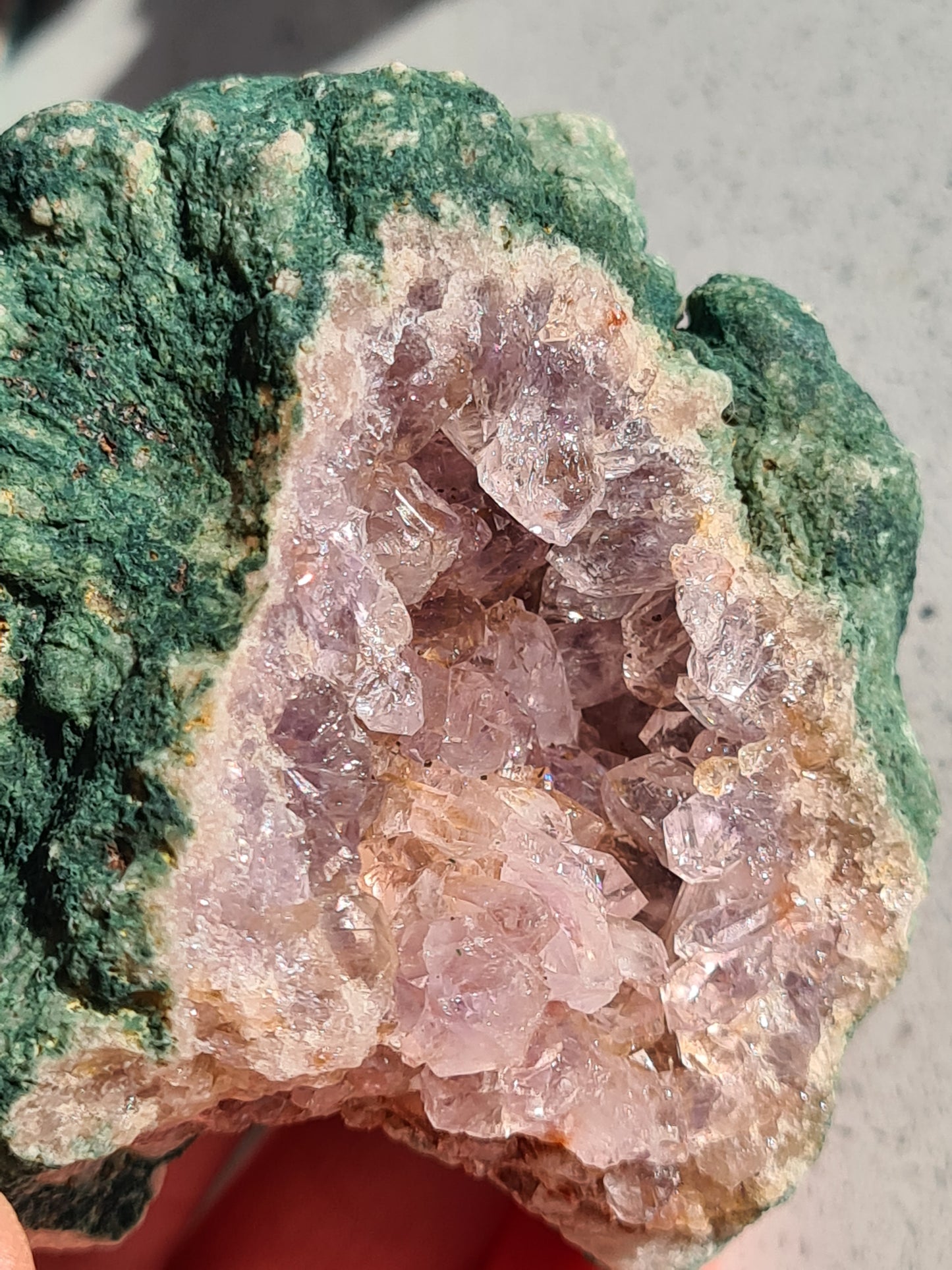 Pink Amethyst Geodes | Brazil
