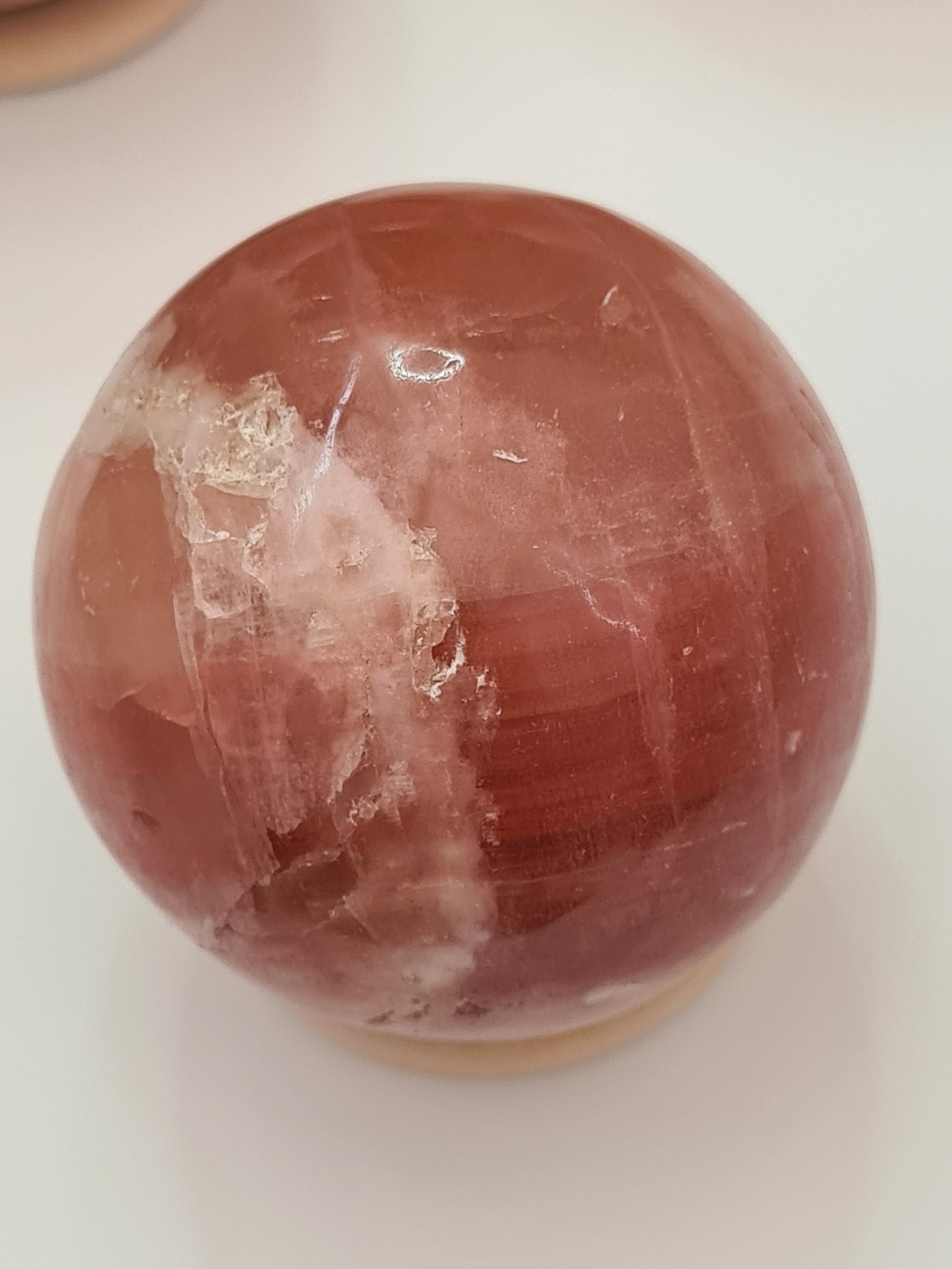 Rose Calcite Sphere | Pakistan