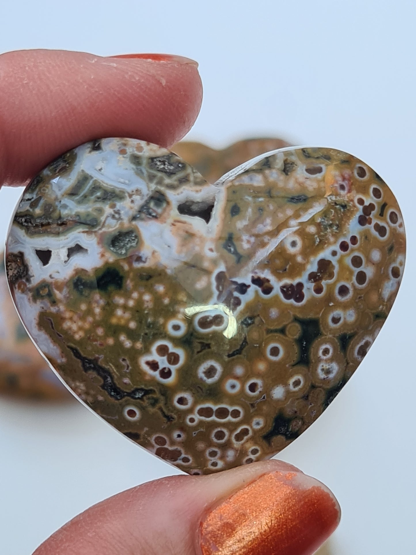 Orbicular Jasper Heart