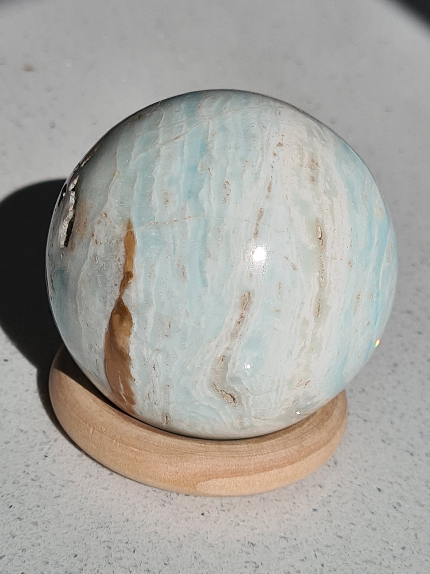 Caribbean Calcite Sphere | Pakistan