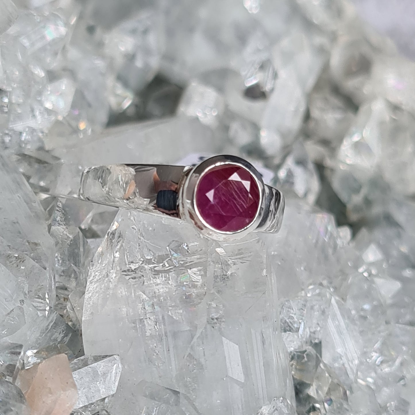 Ruby Ring, Size L, N and S | Sterling Silver