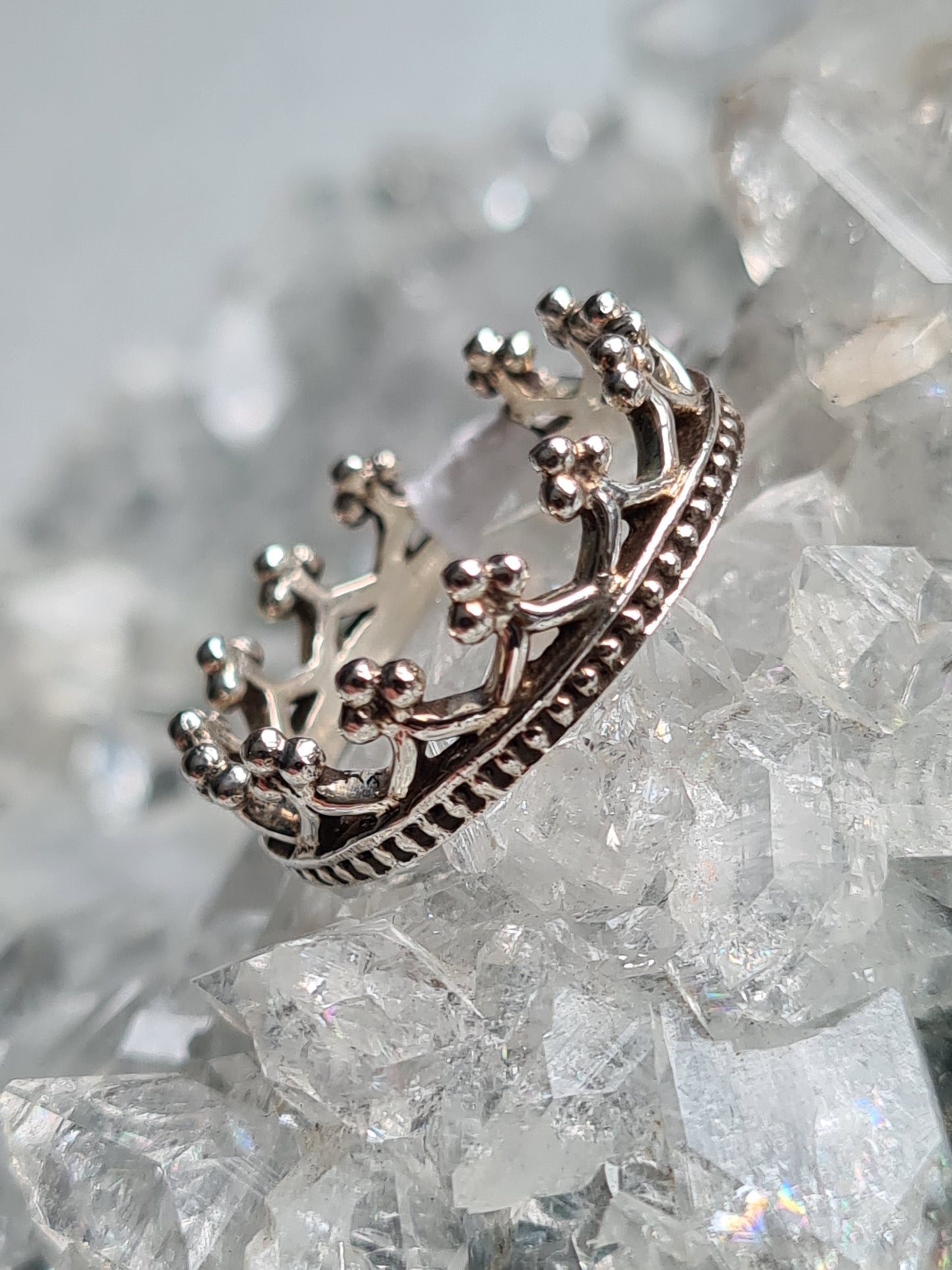 Crown Ring Size P | Sterling Silver