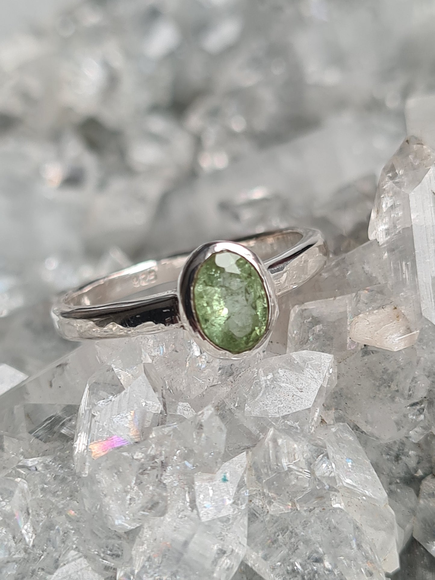 Tourmaline Ring Size P.5 & Q| Sterling Silver